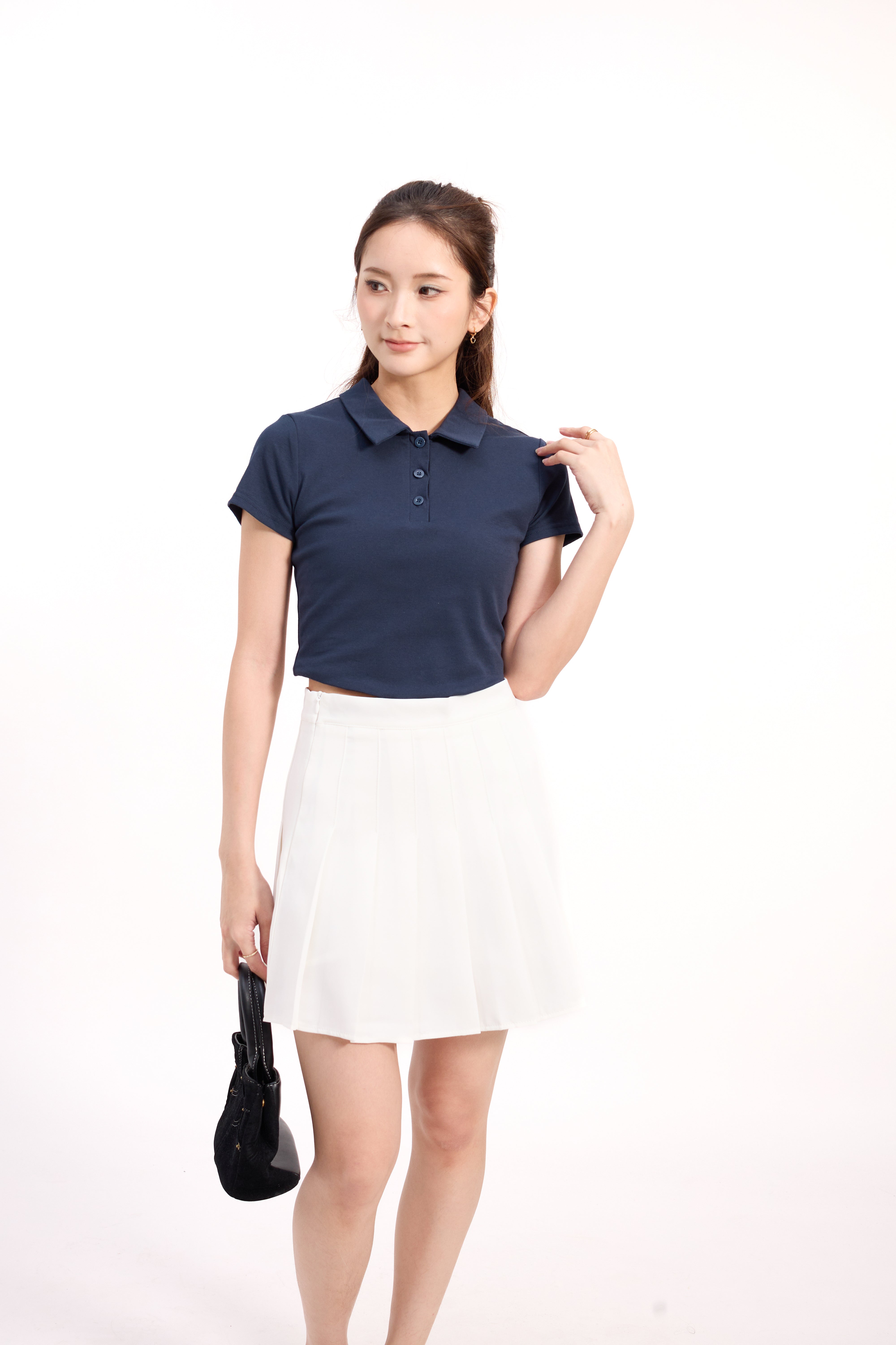 Kora Polo Crop Top