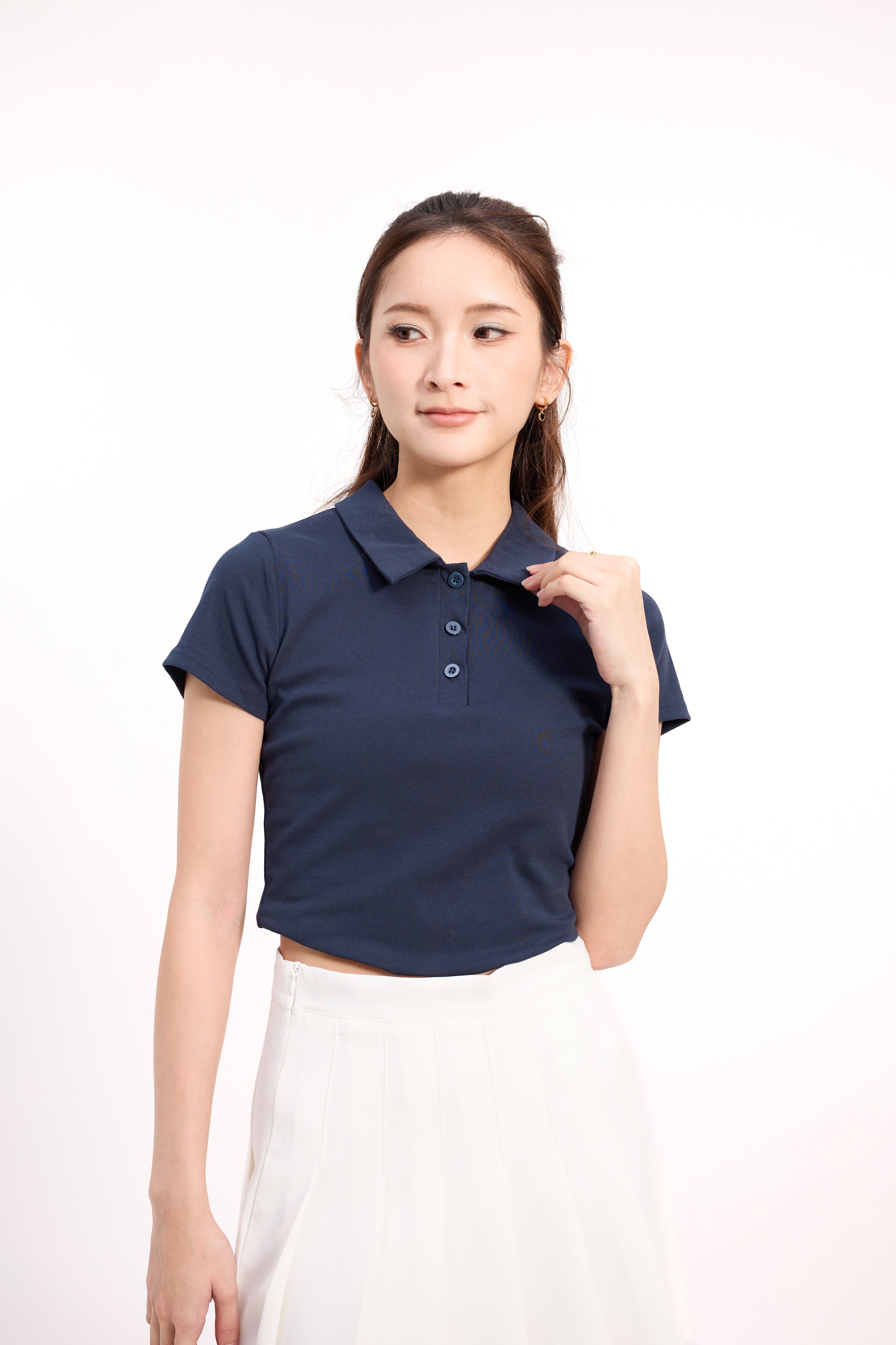 Kora Polo Crop Top
