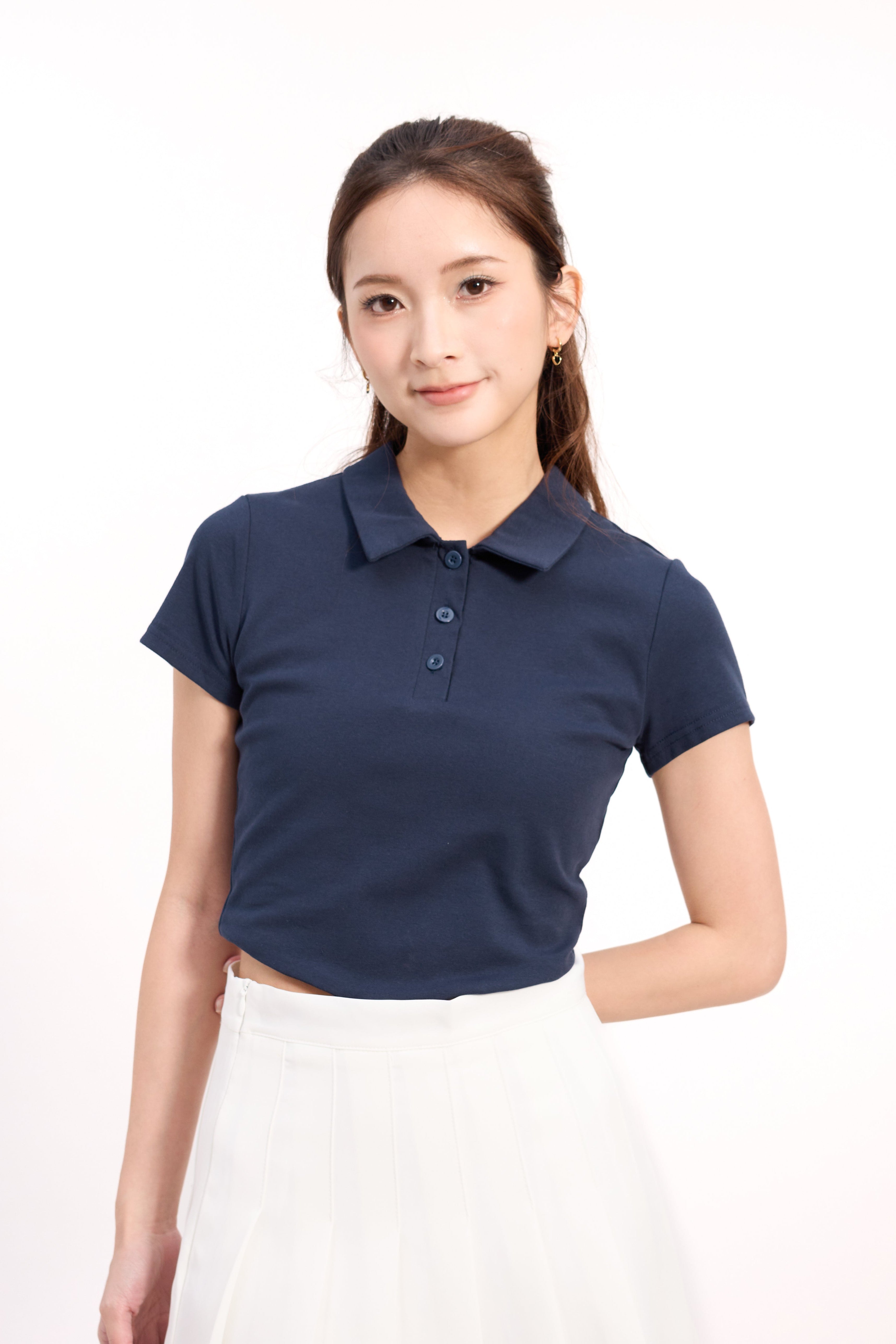 Kora Polo Crop Top