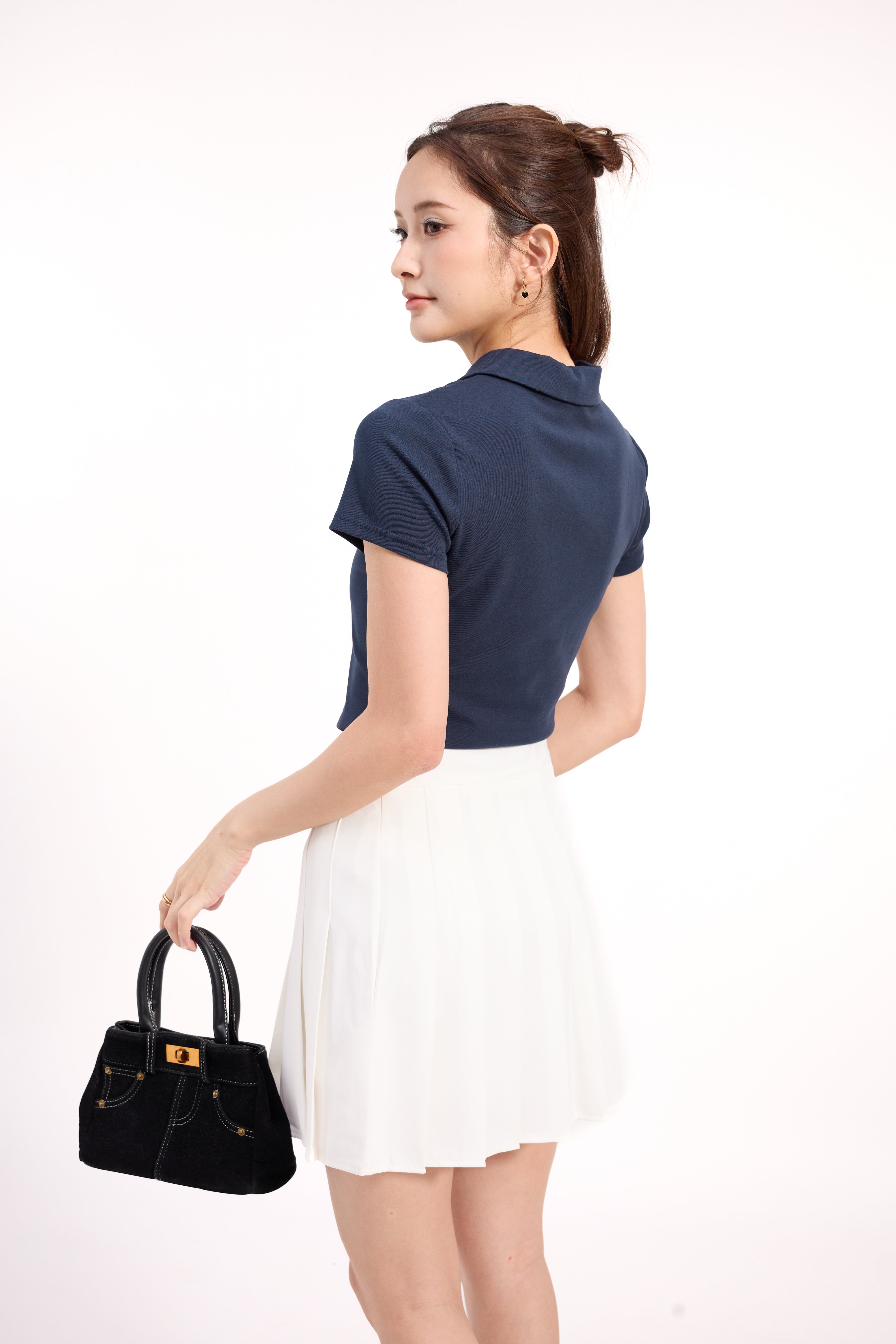 Kora Polo Crop Top