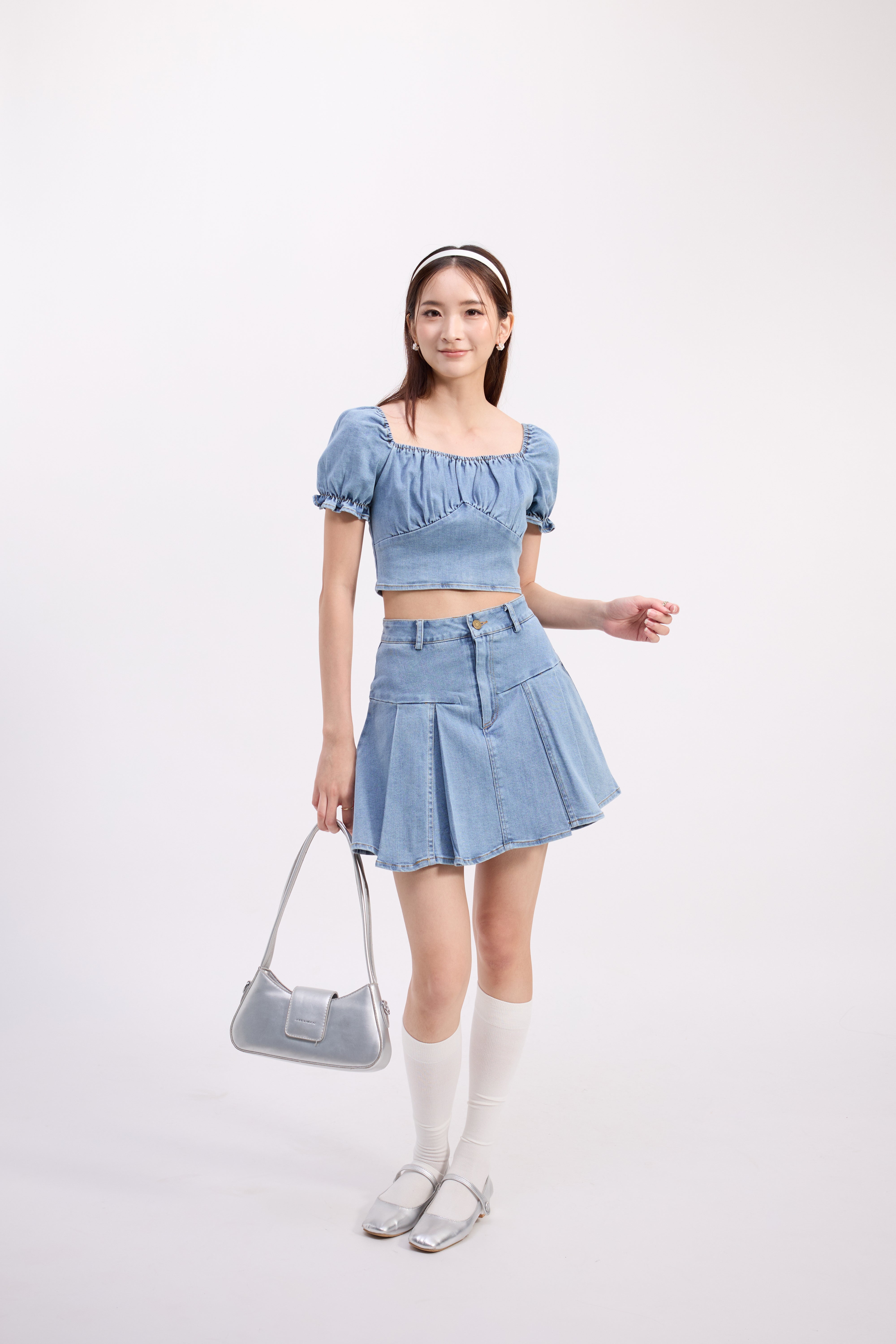 Taeri Denim Skirt