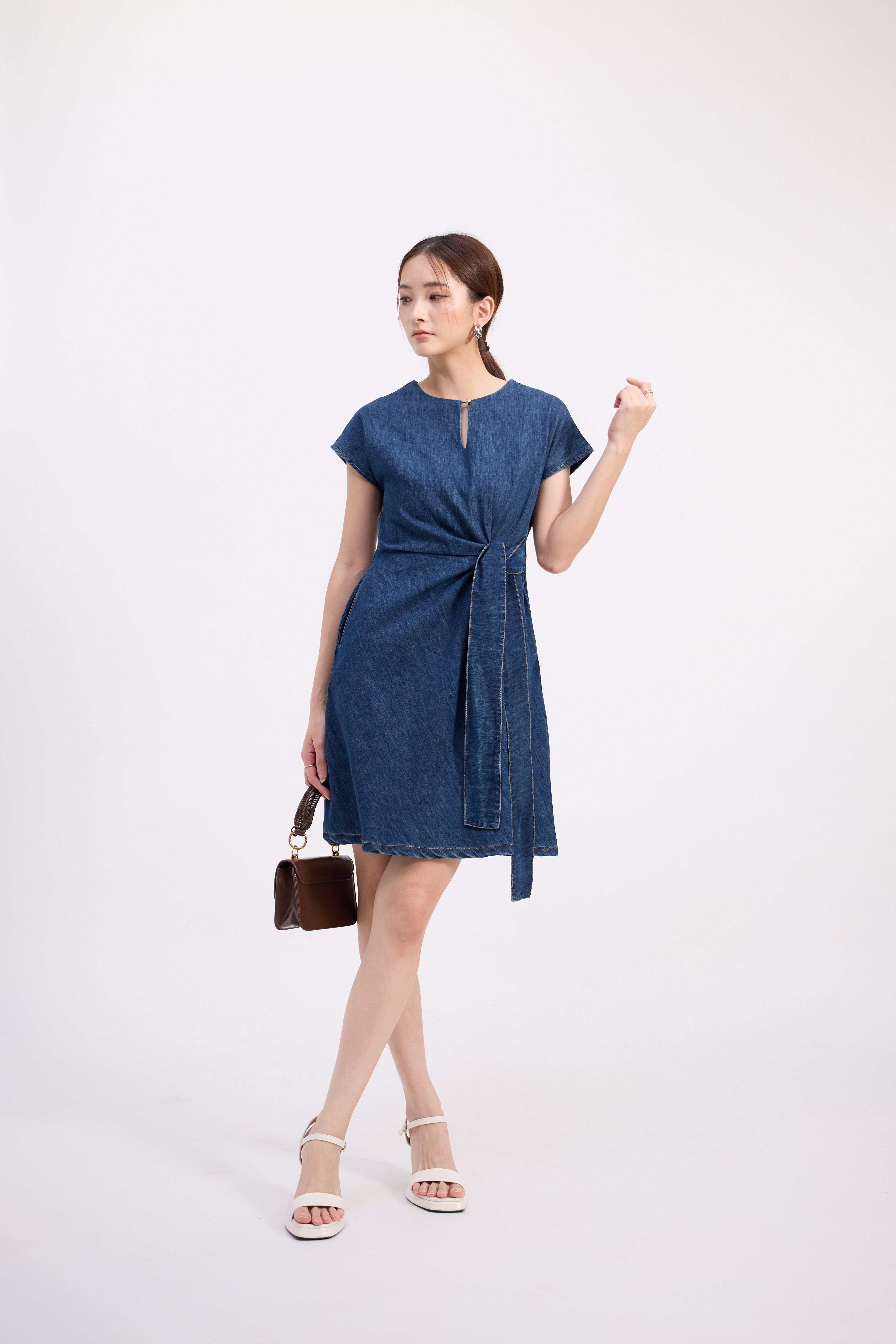 Olivie Denim Dress