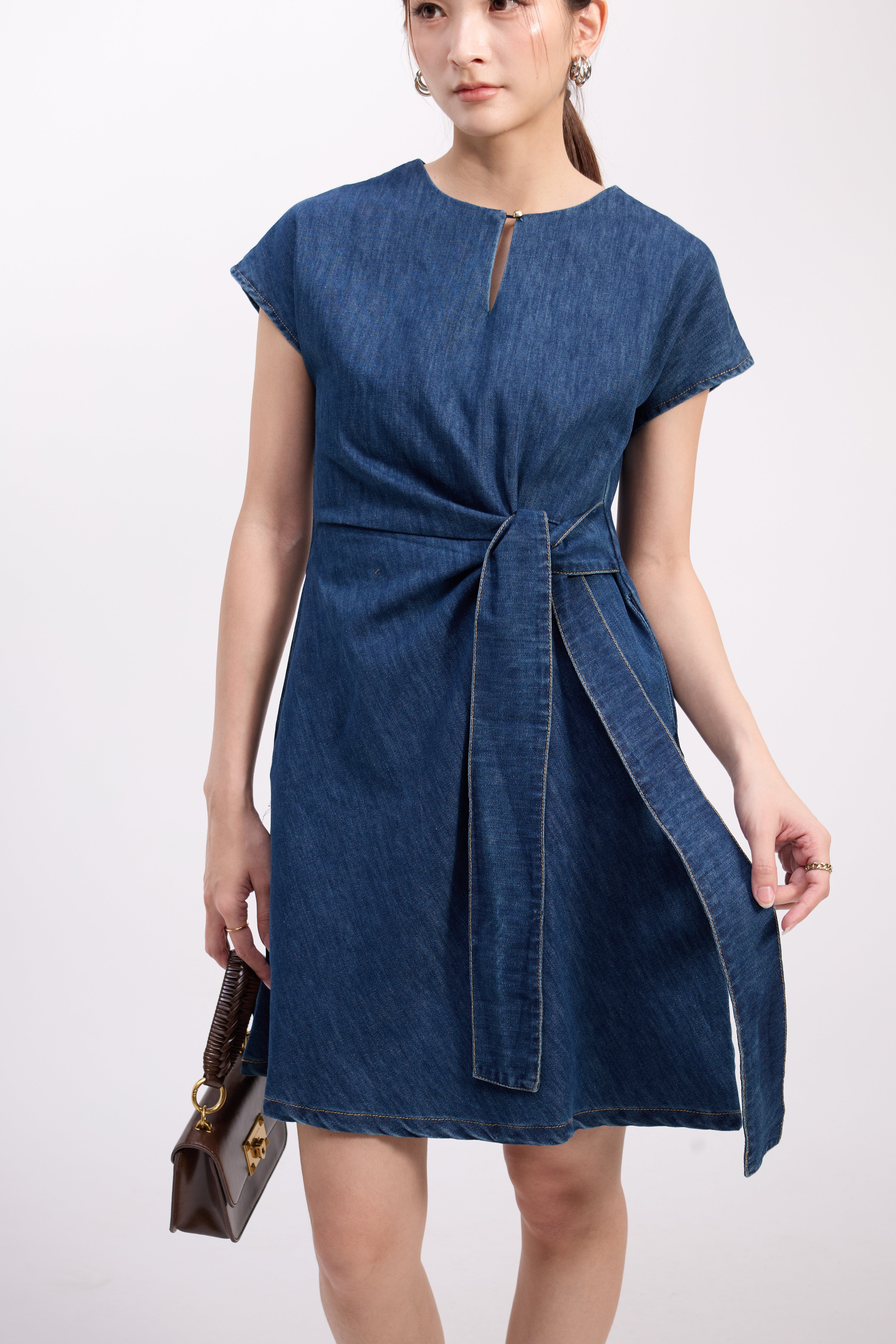 Olivie Denim Dress