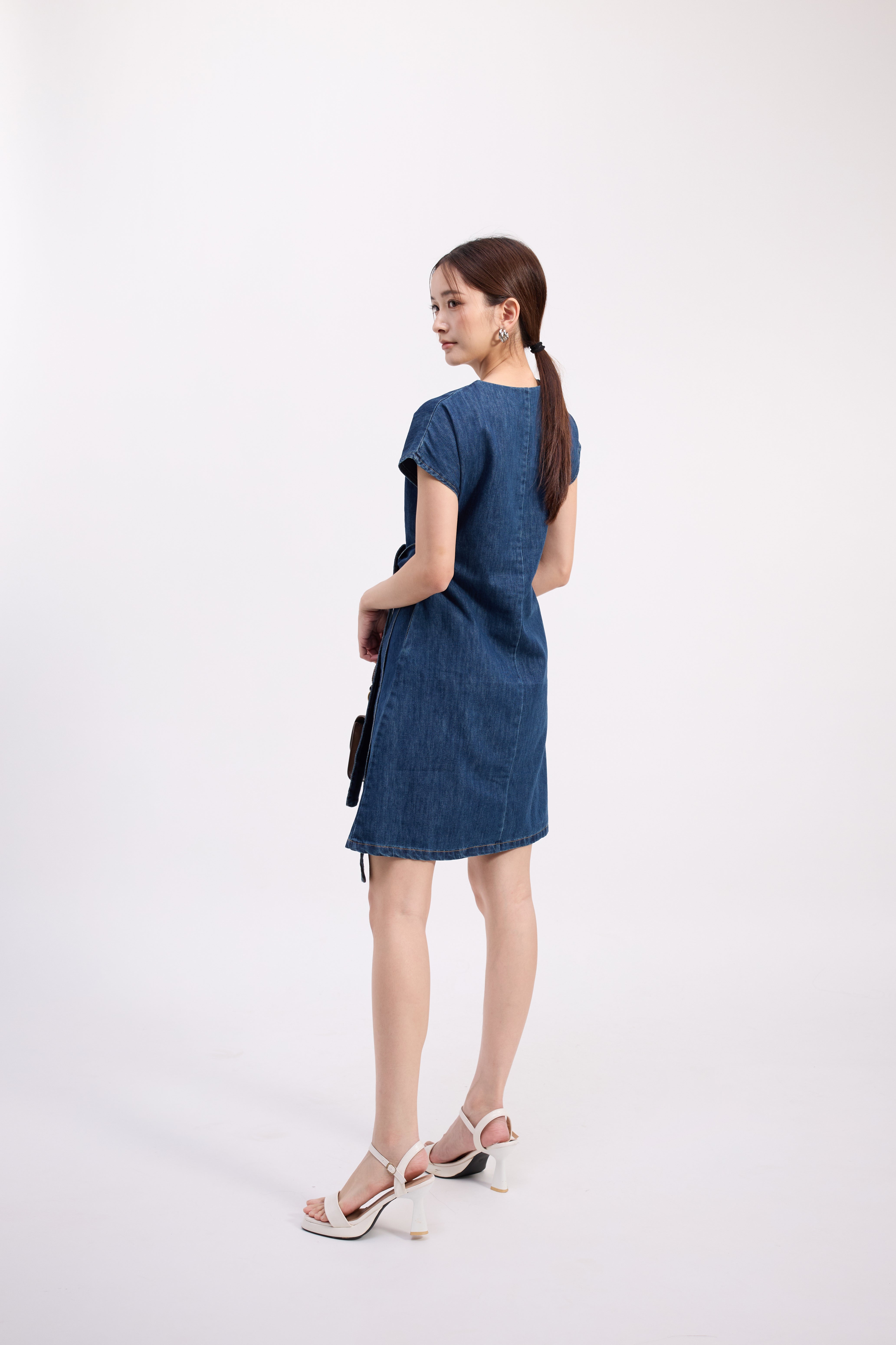 Olivie Denim Dress