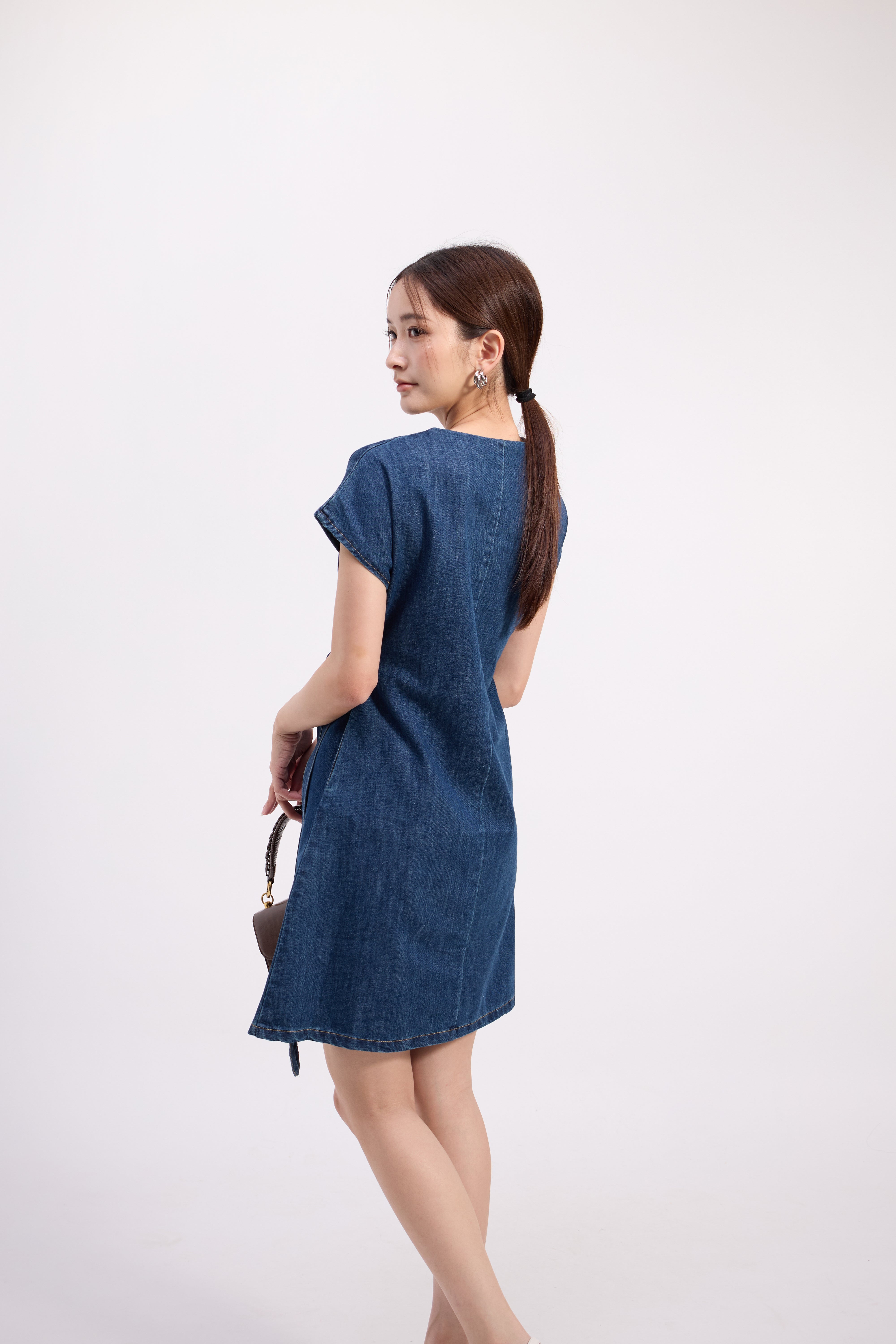 Olivie Denim Dress