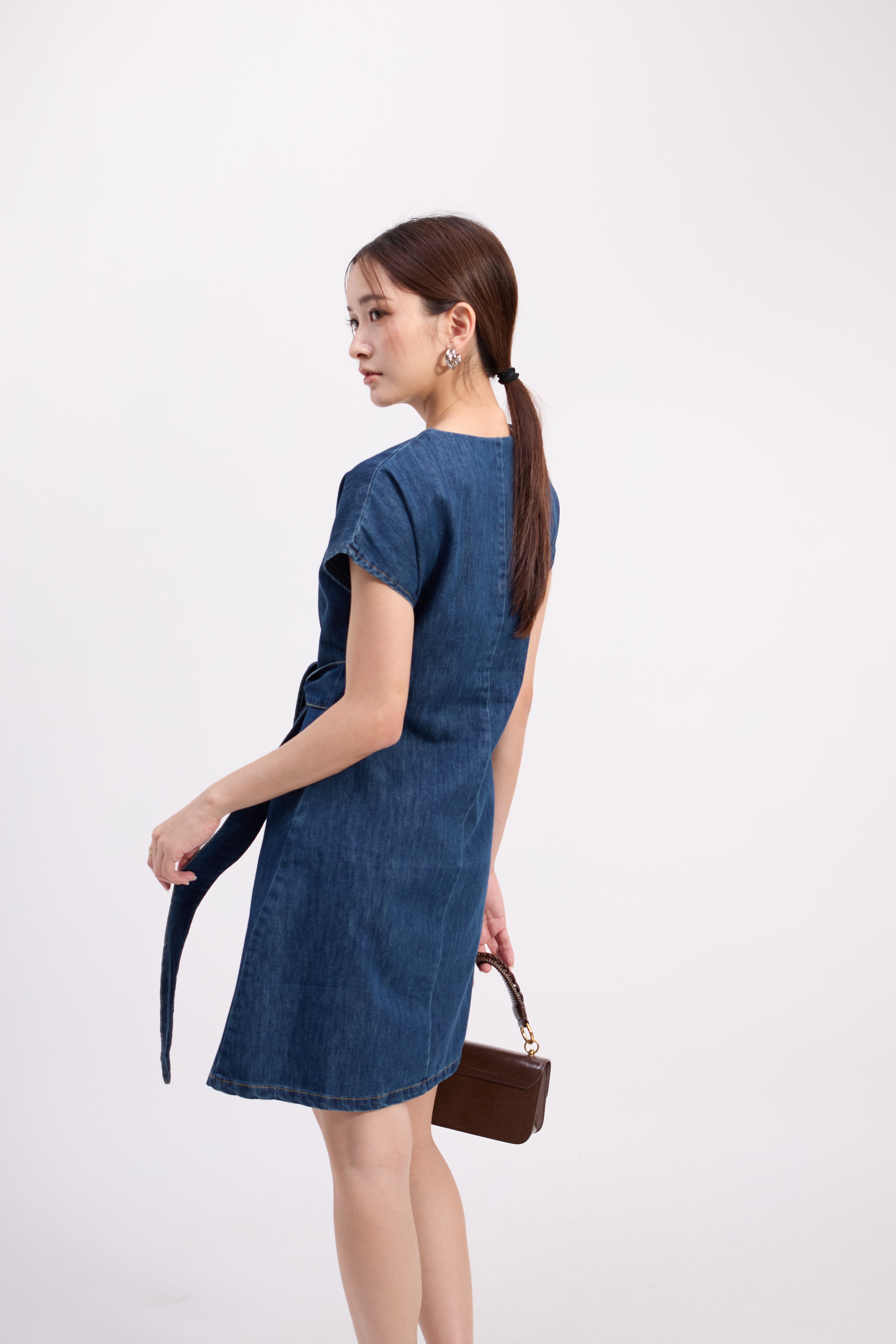 Olivie Denim Dress