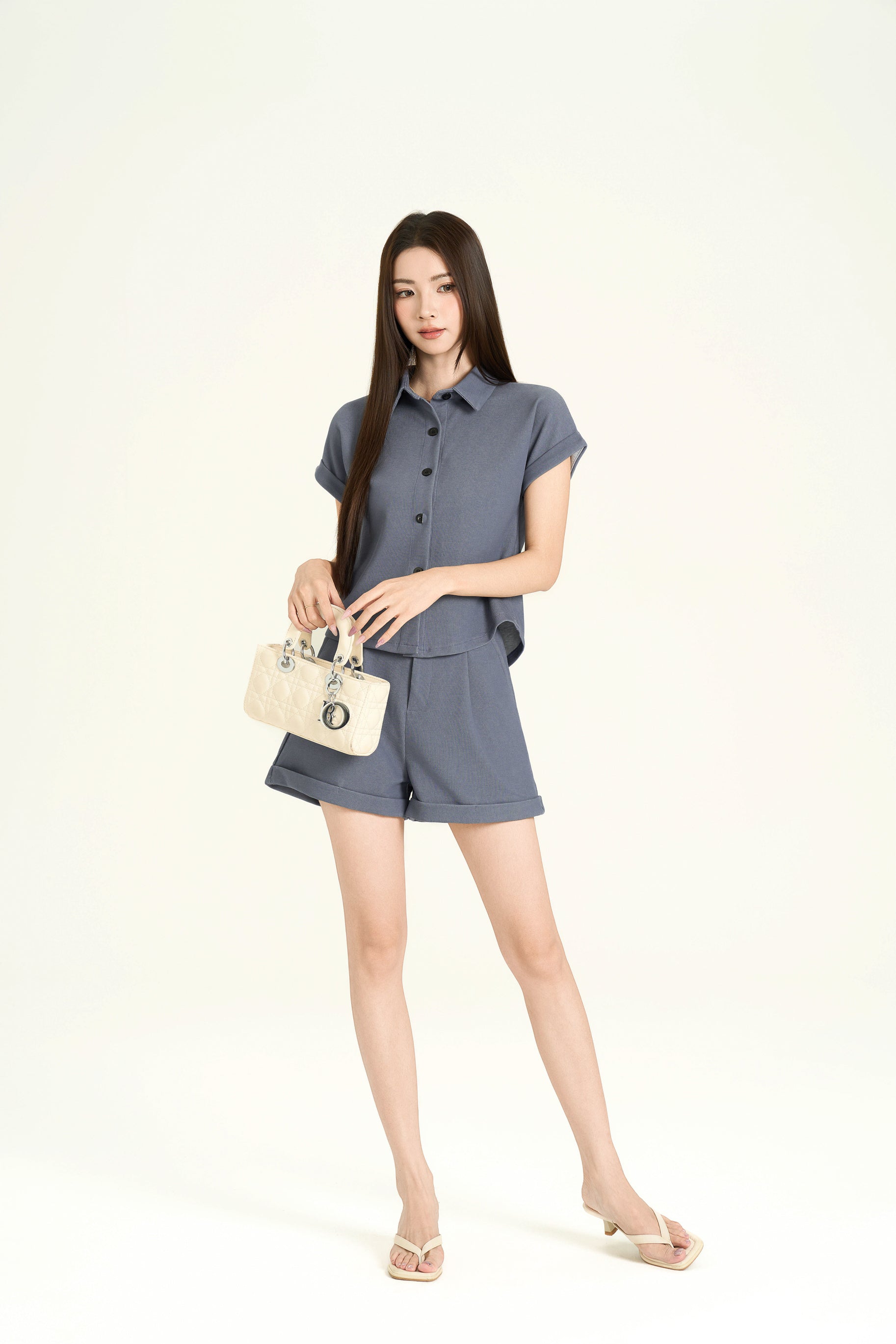 Casey Denim Blouse
