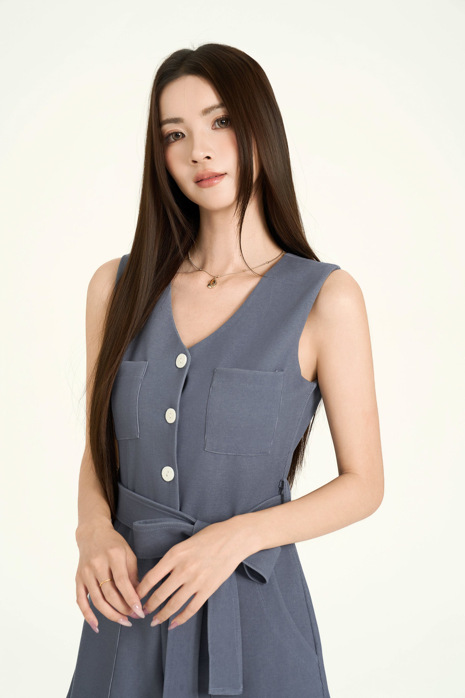 Willa Denim Romper