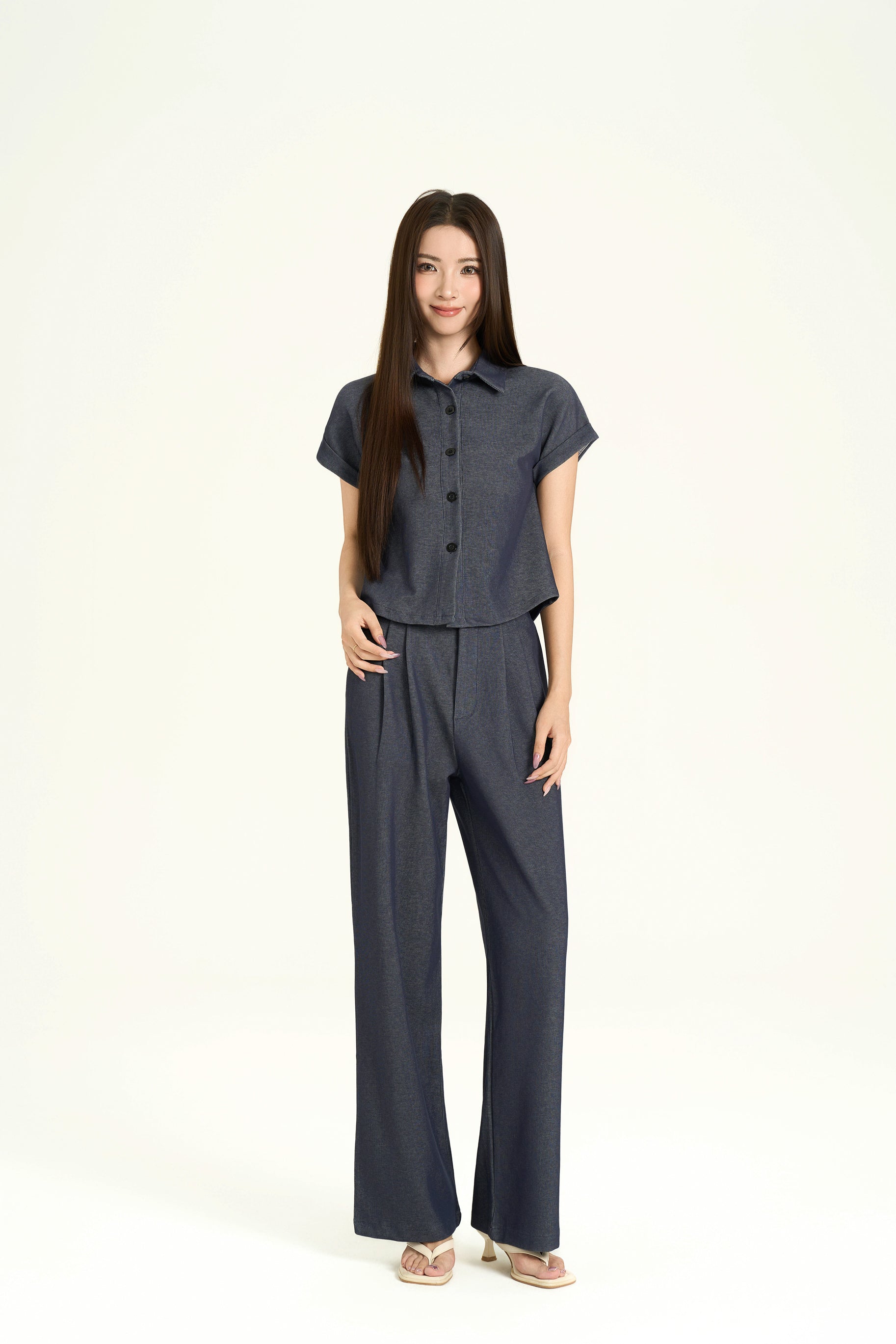 Casey Denim Blouse