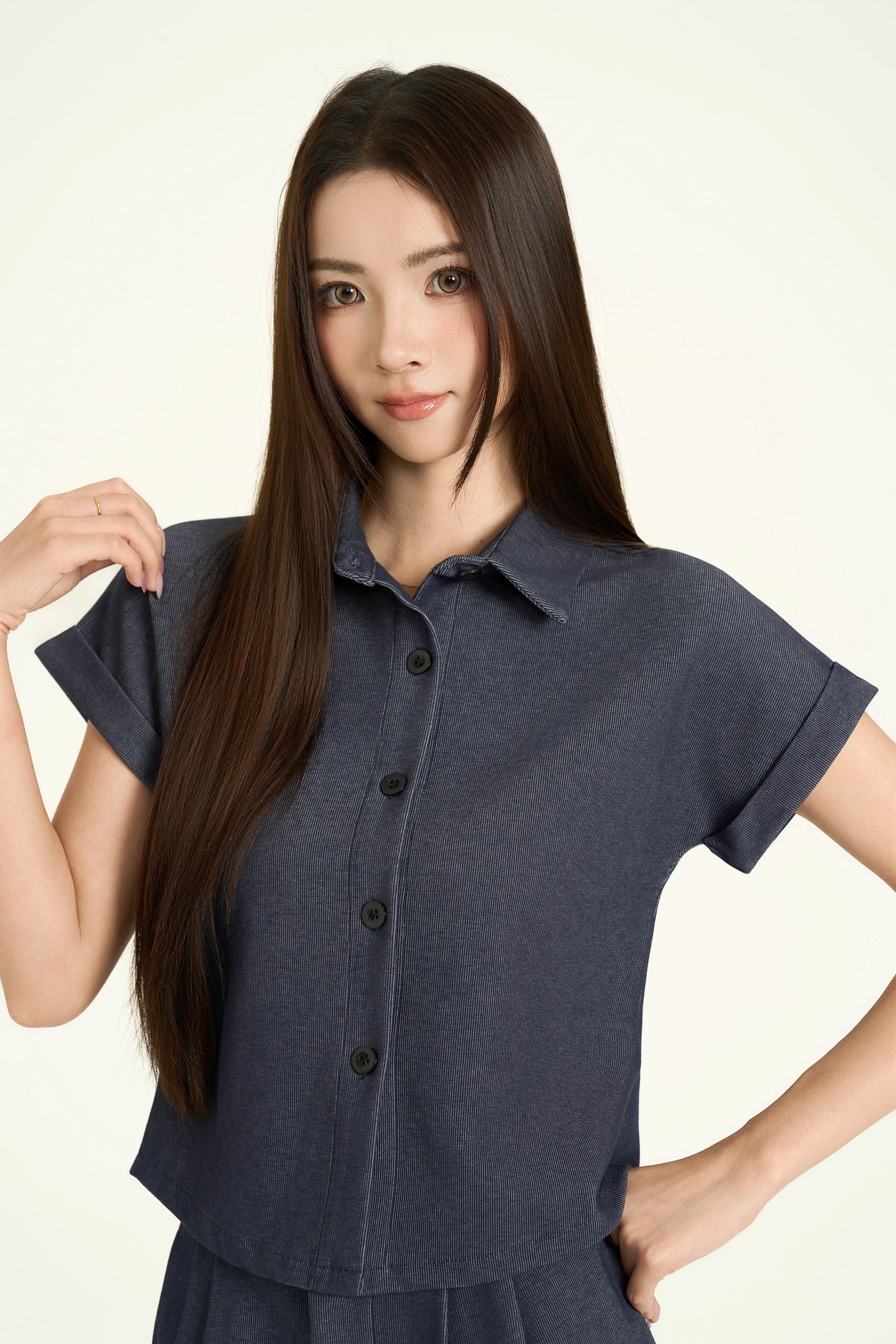Casey Denim Blouse