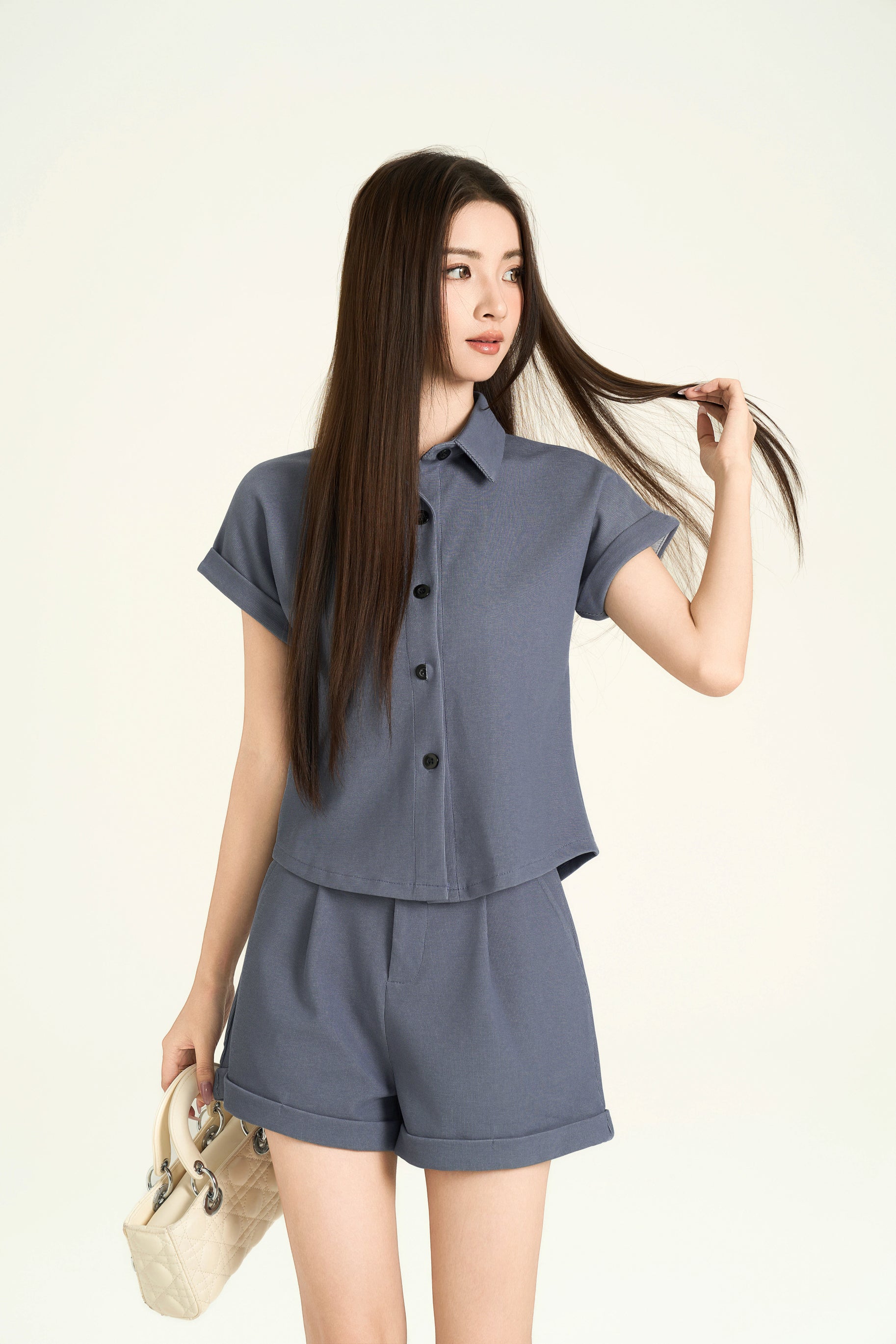 Casey Denim Blouse