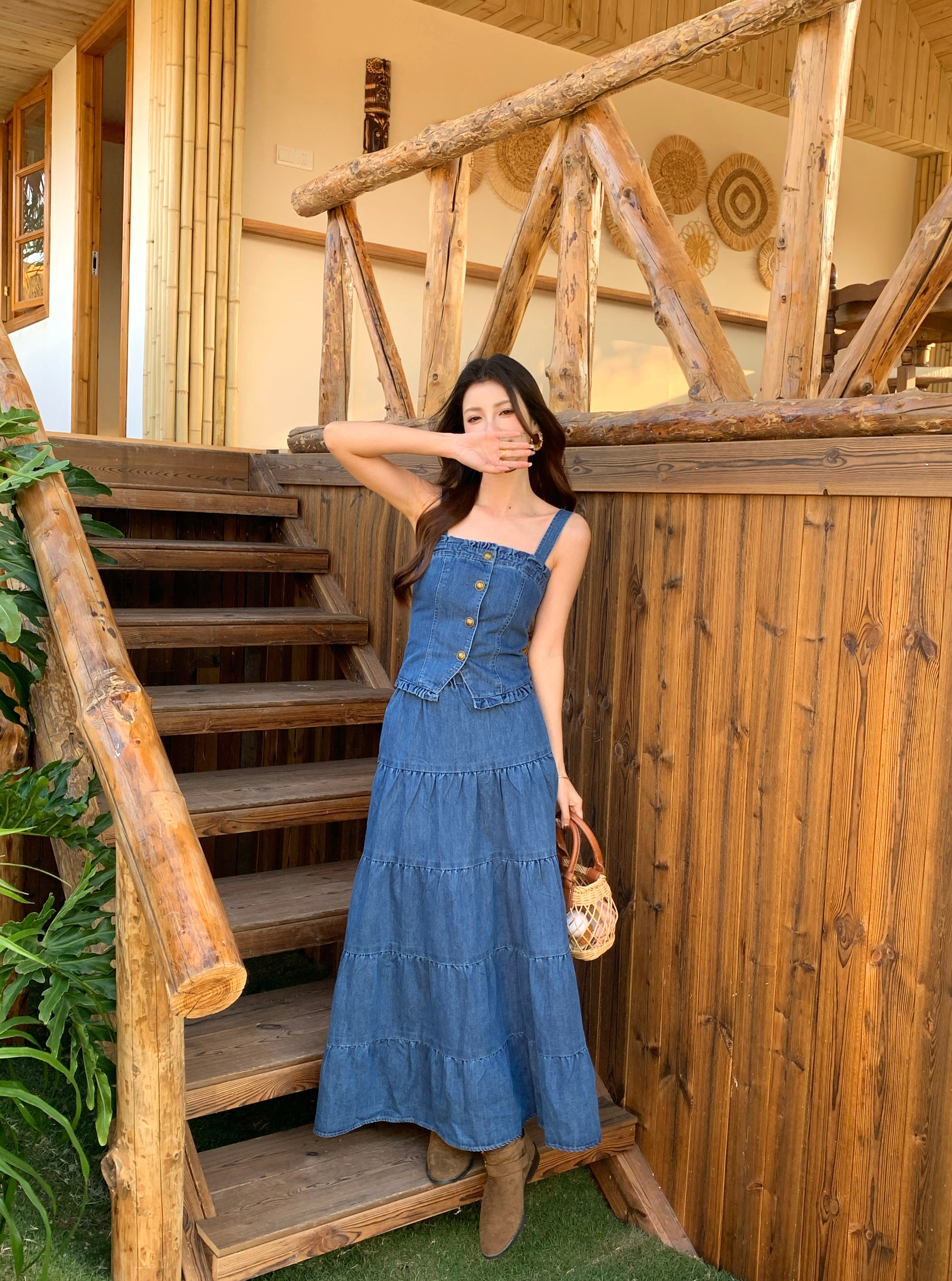 Kyra Denim Camisole