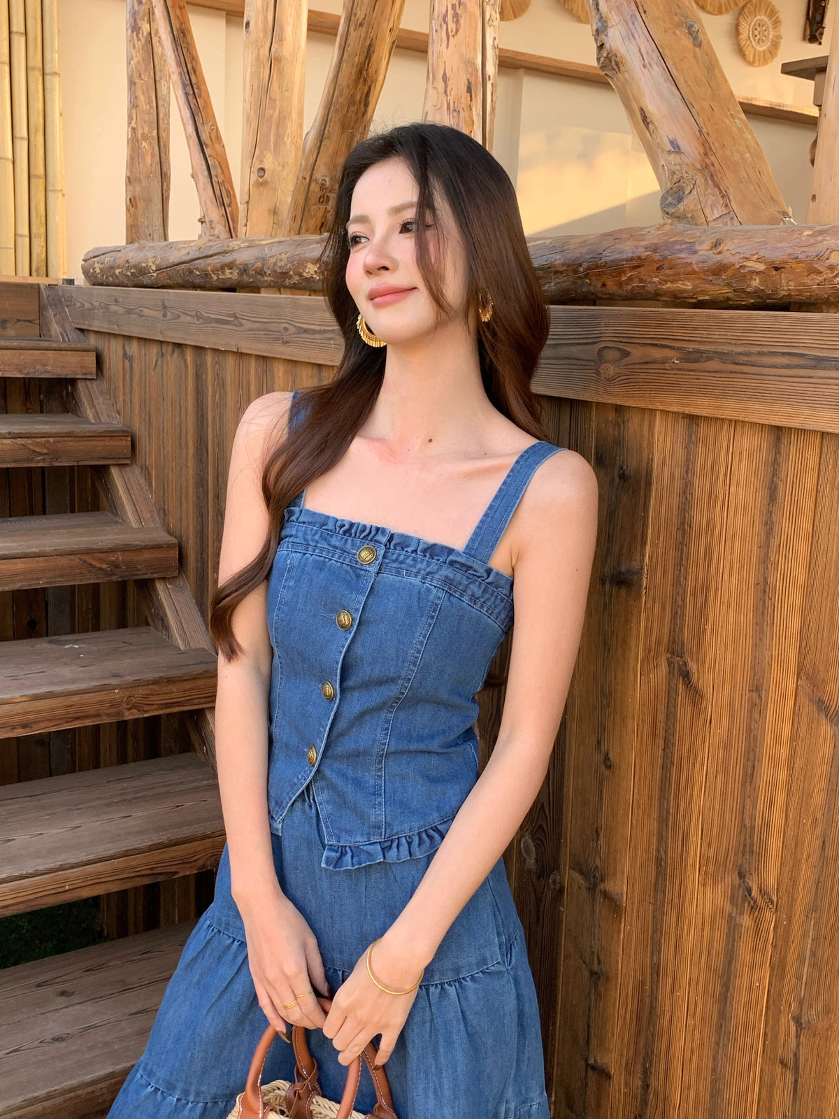 Kyra Denim Camisole