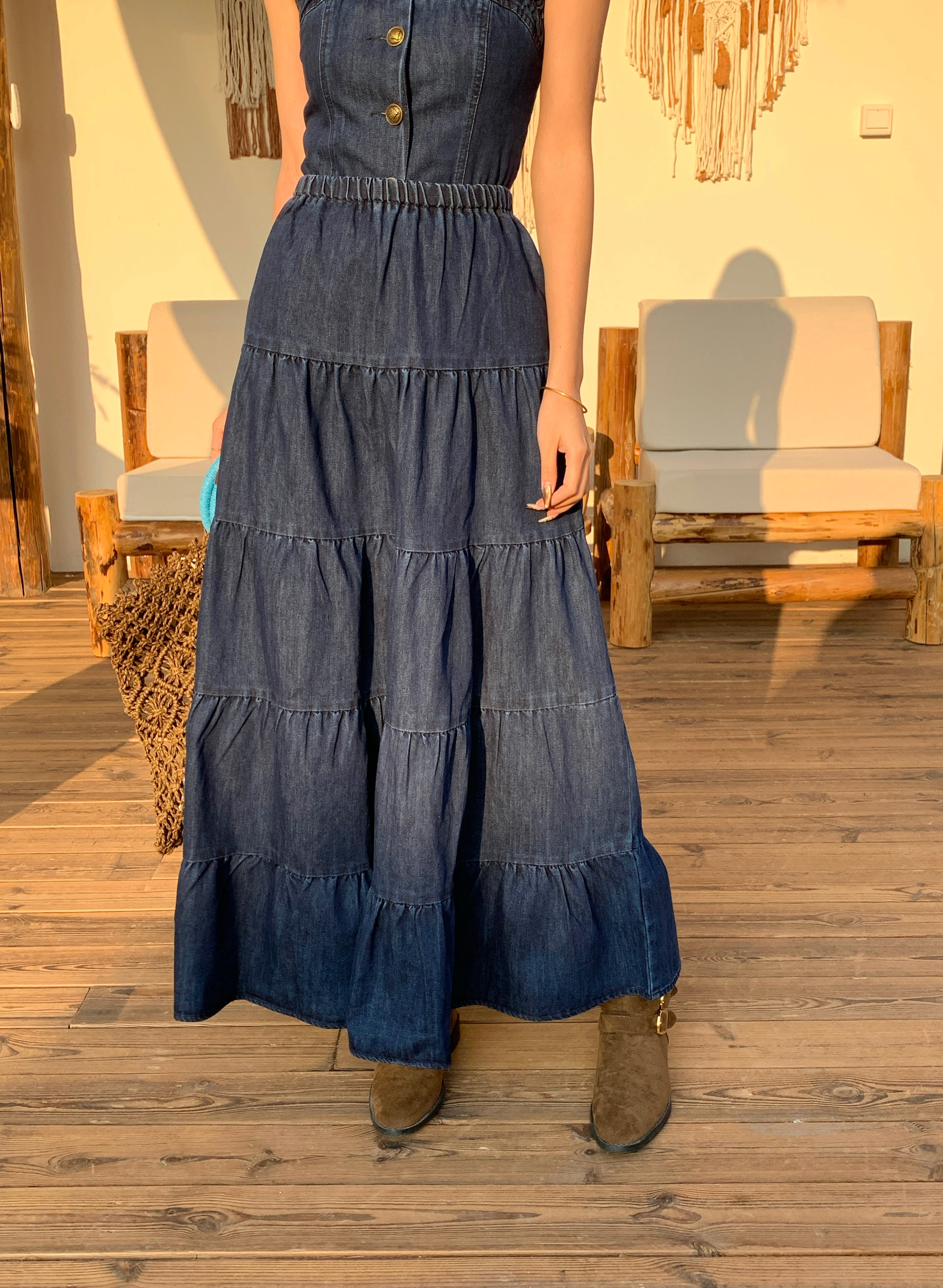 Kyra Denim Skirt