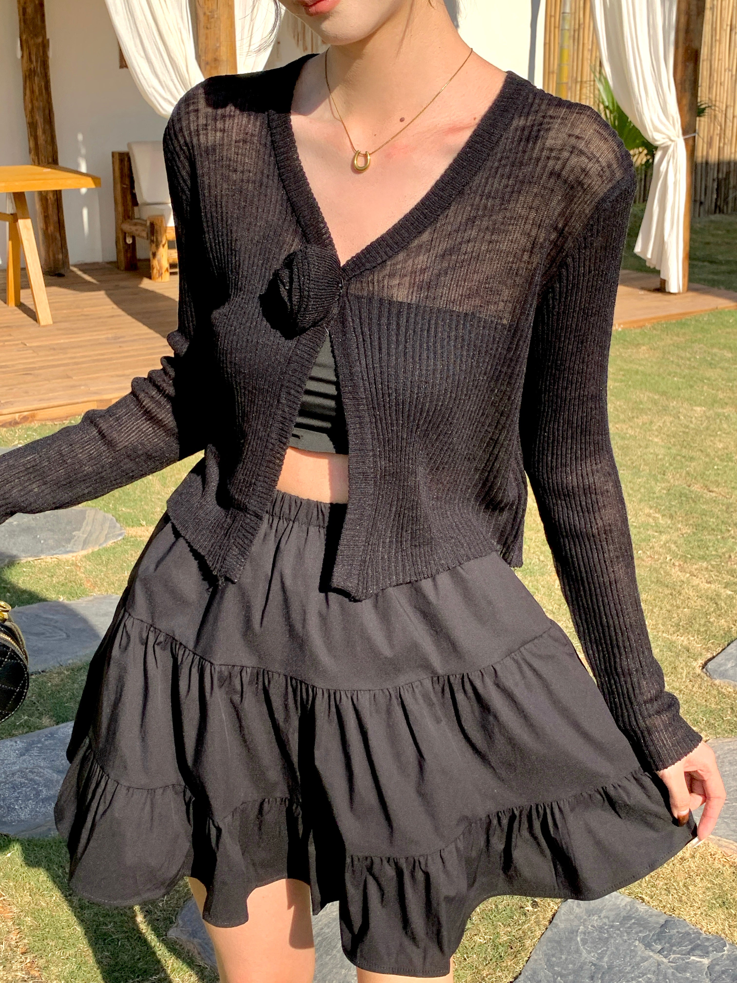 Rina Knitted Cardigan (Defect)