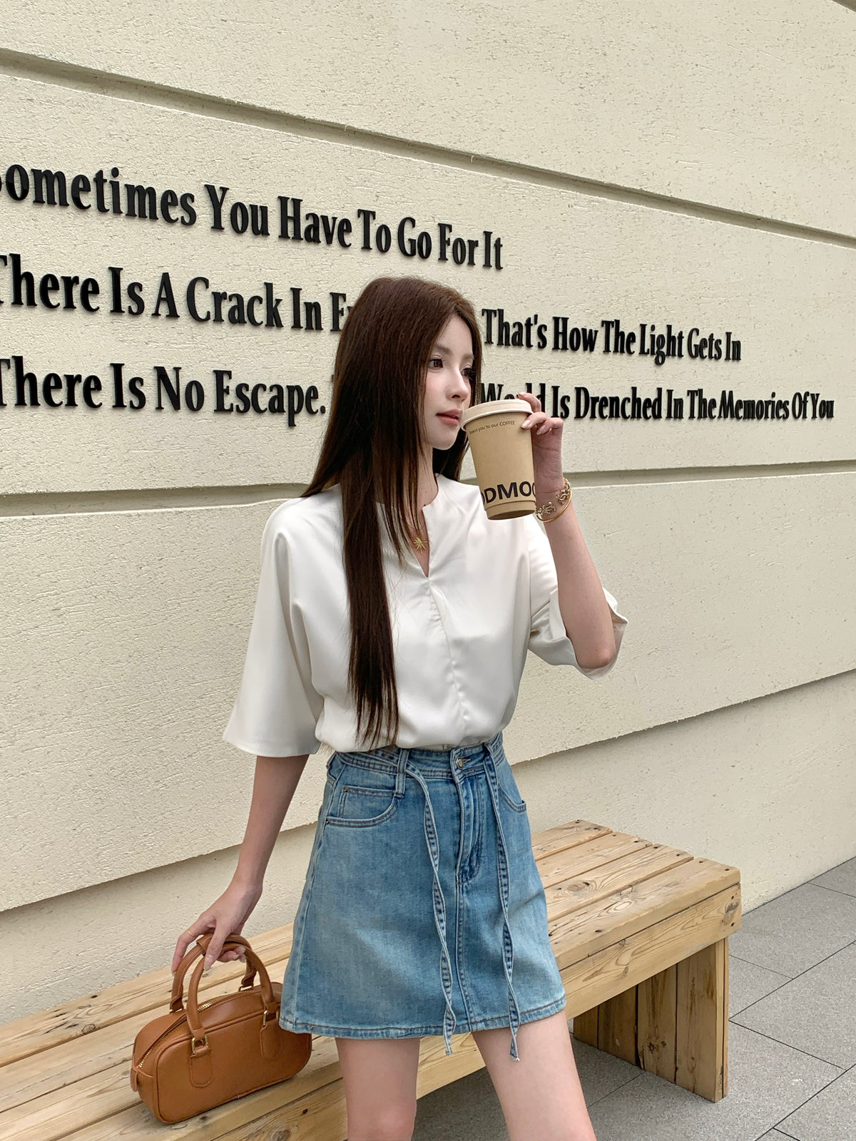 Rifki Denim Skirt
