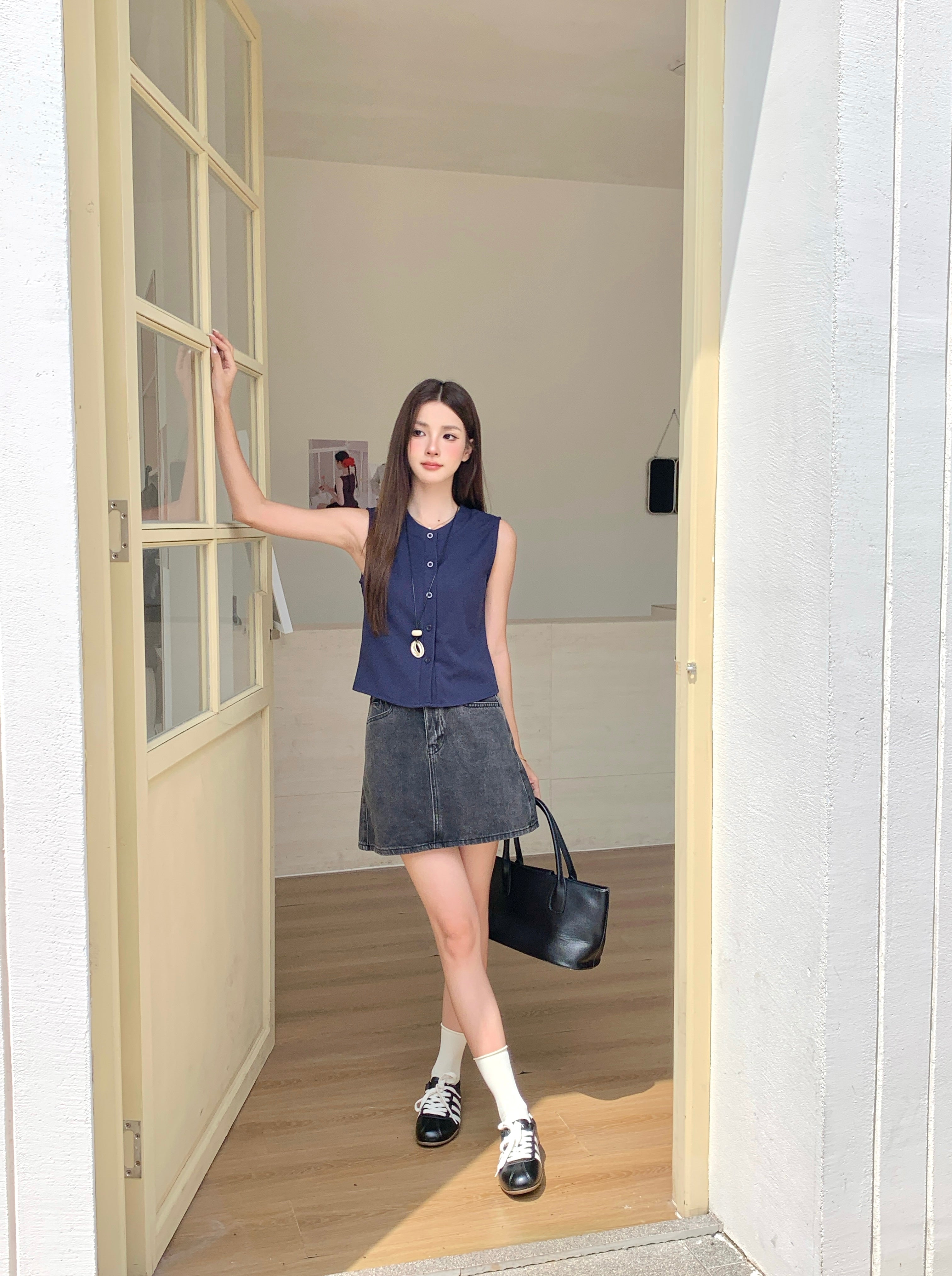 Gaby Denim Skirt