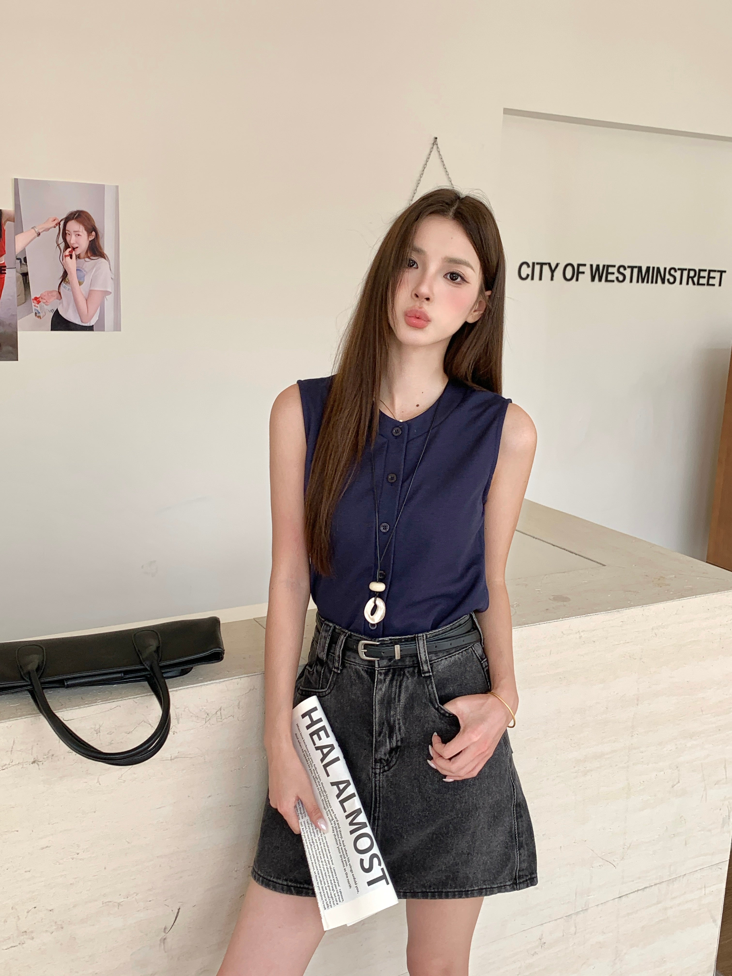 Gaby Denim Skirt