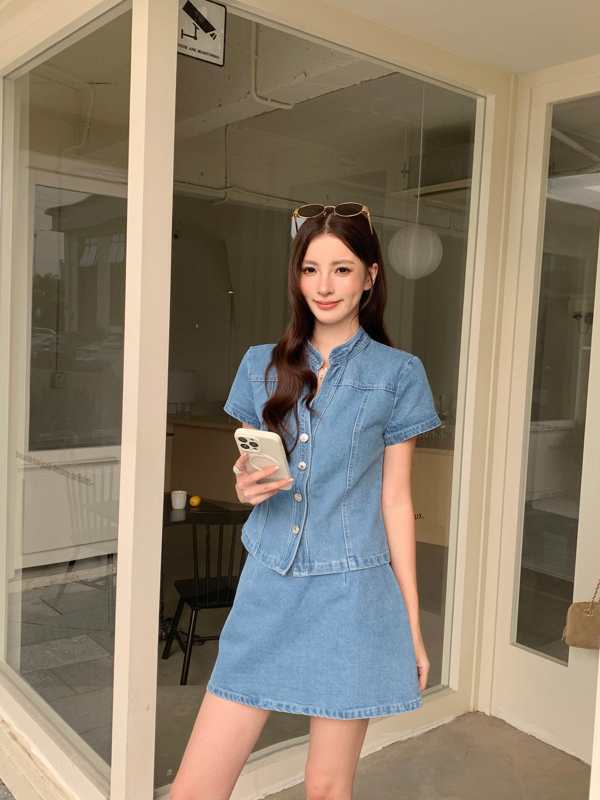 Sutton Denim Skirt