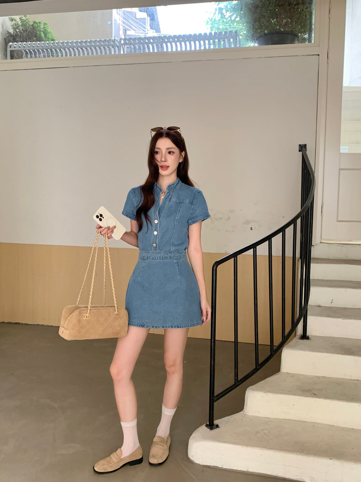 Sutton Denim Skirt