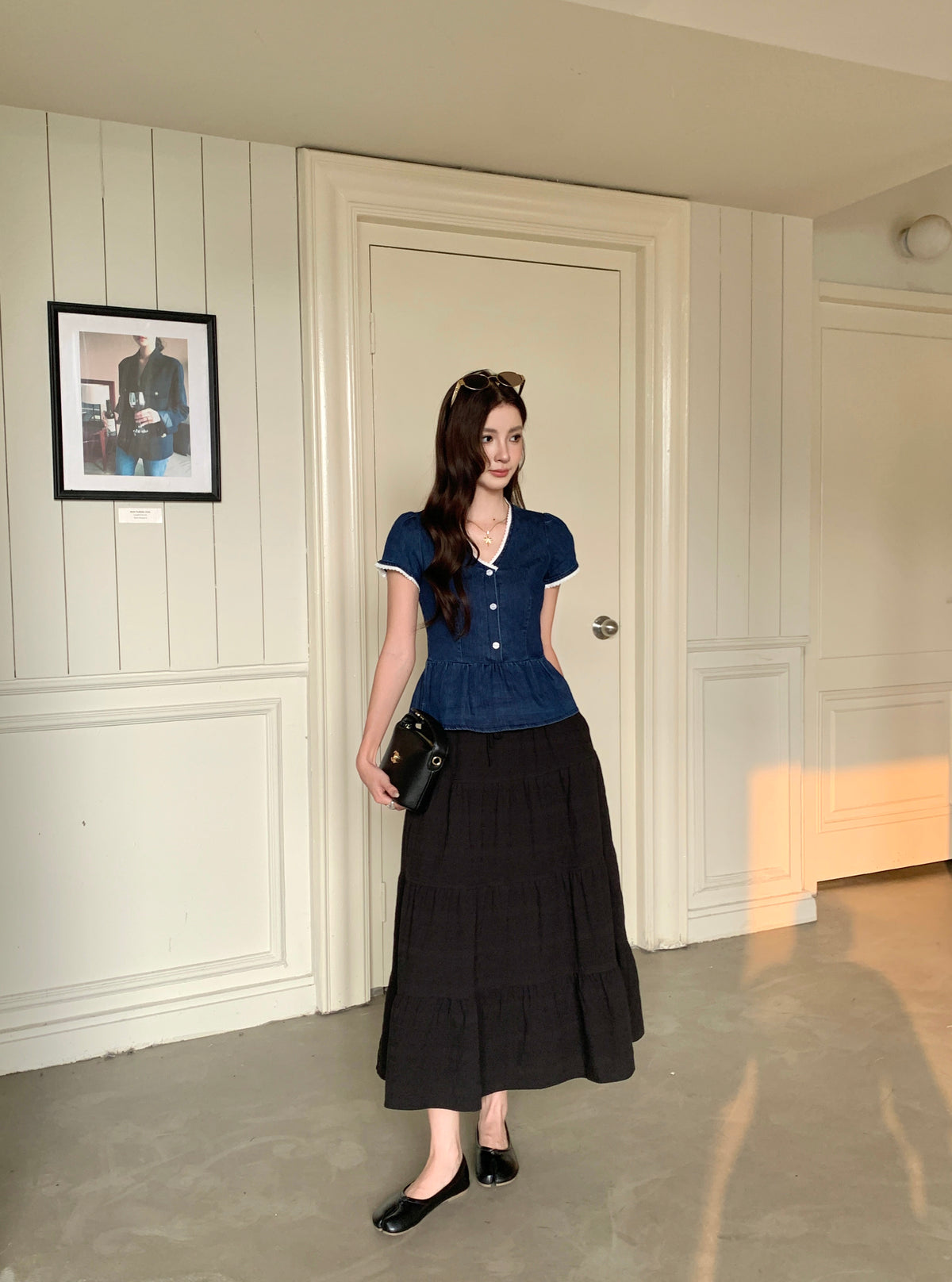 Hilton Denim Top