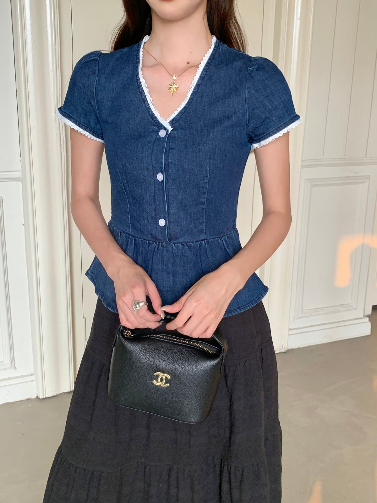 Hilton Denim Top