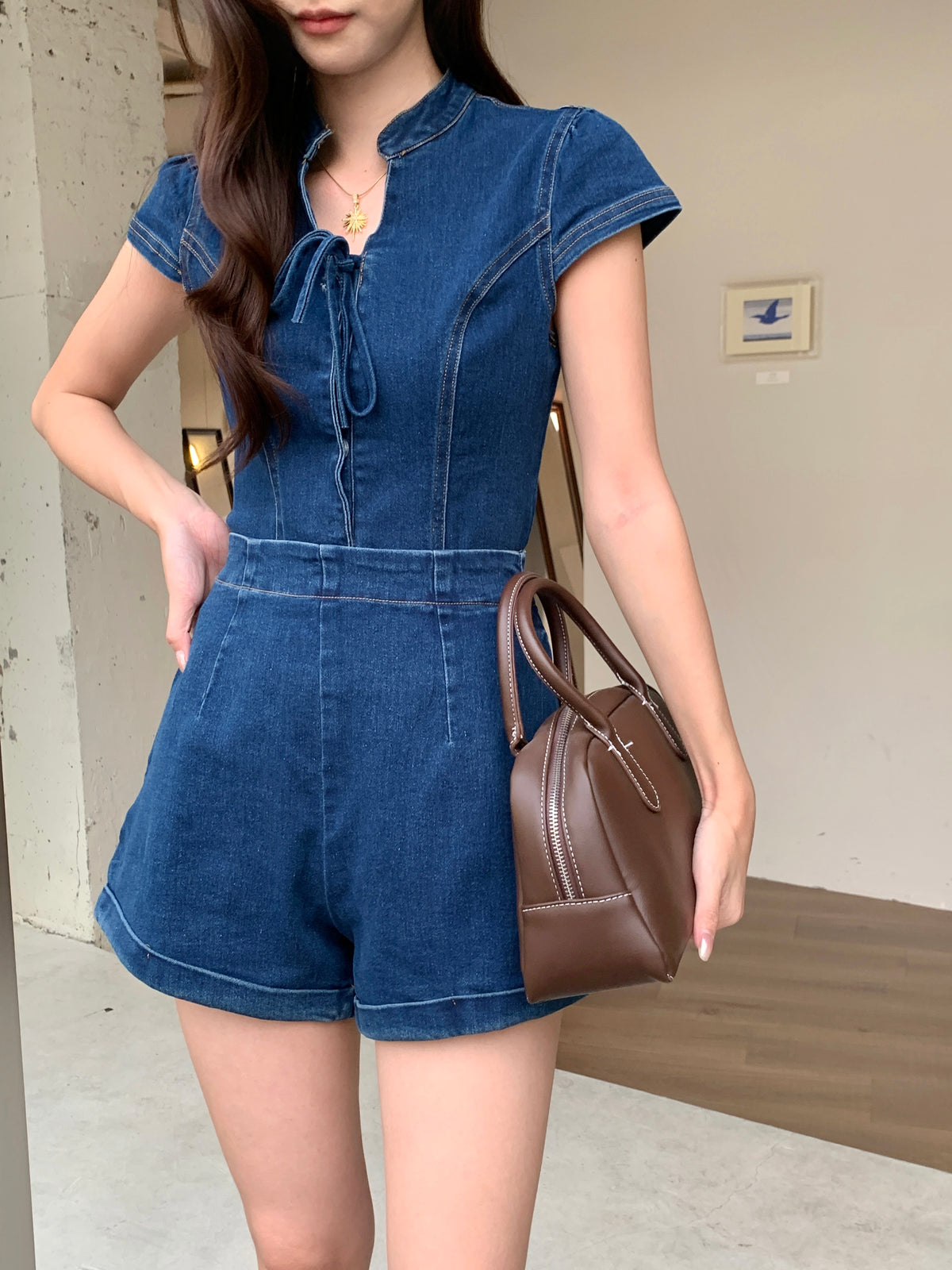 Hyun Denim Shorts