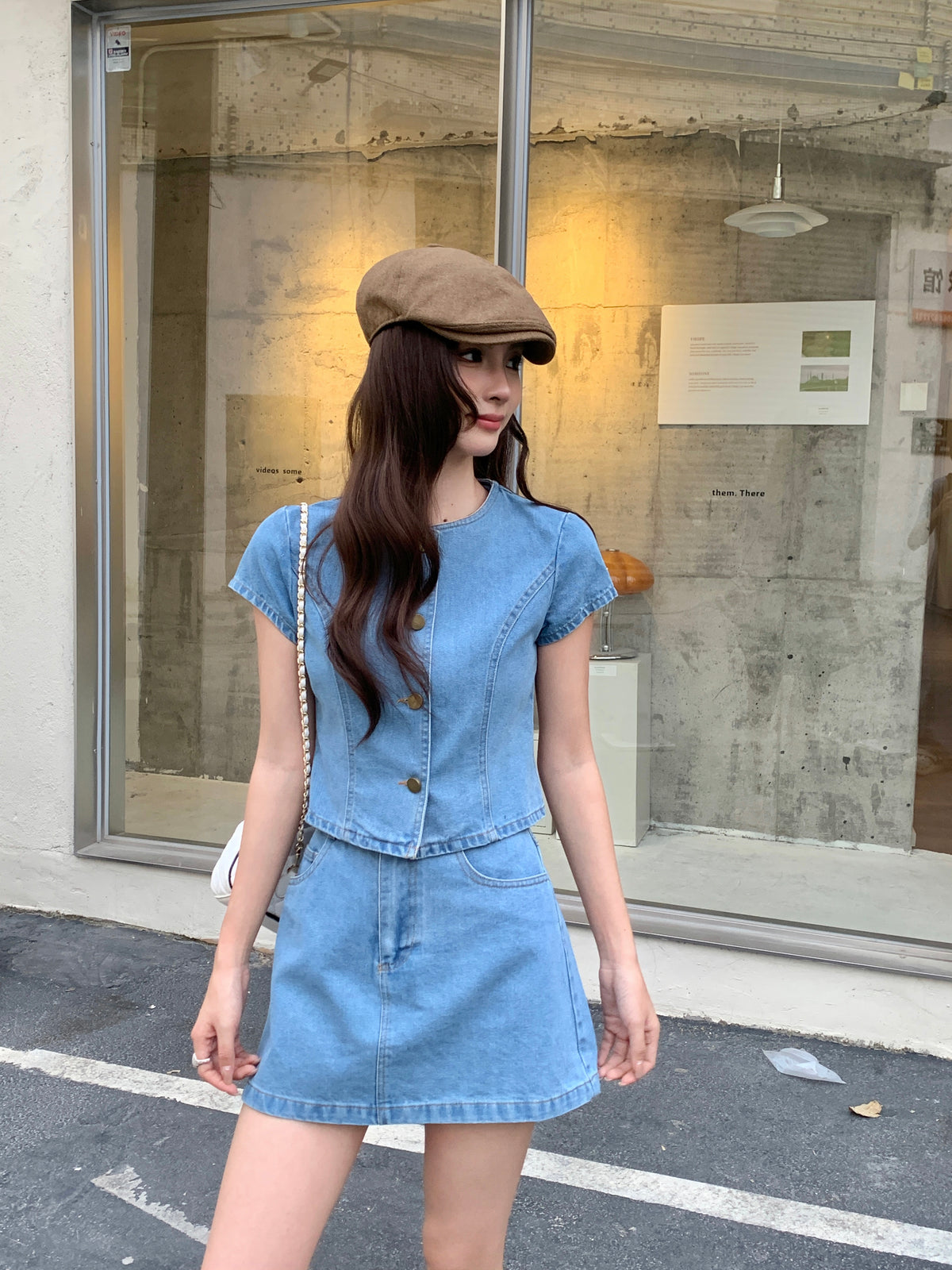 Judie Denim Top