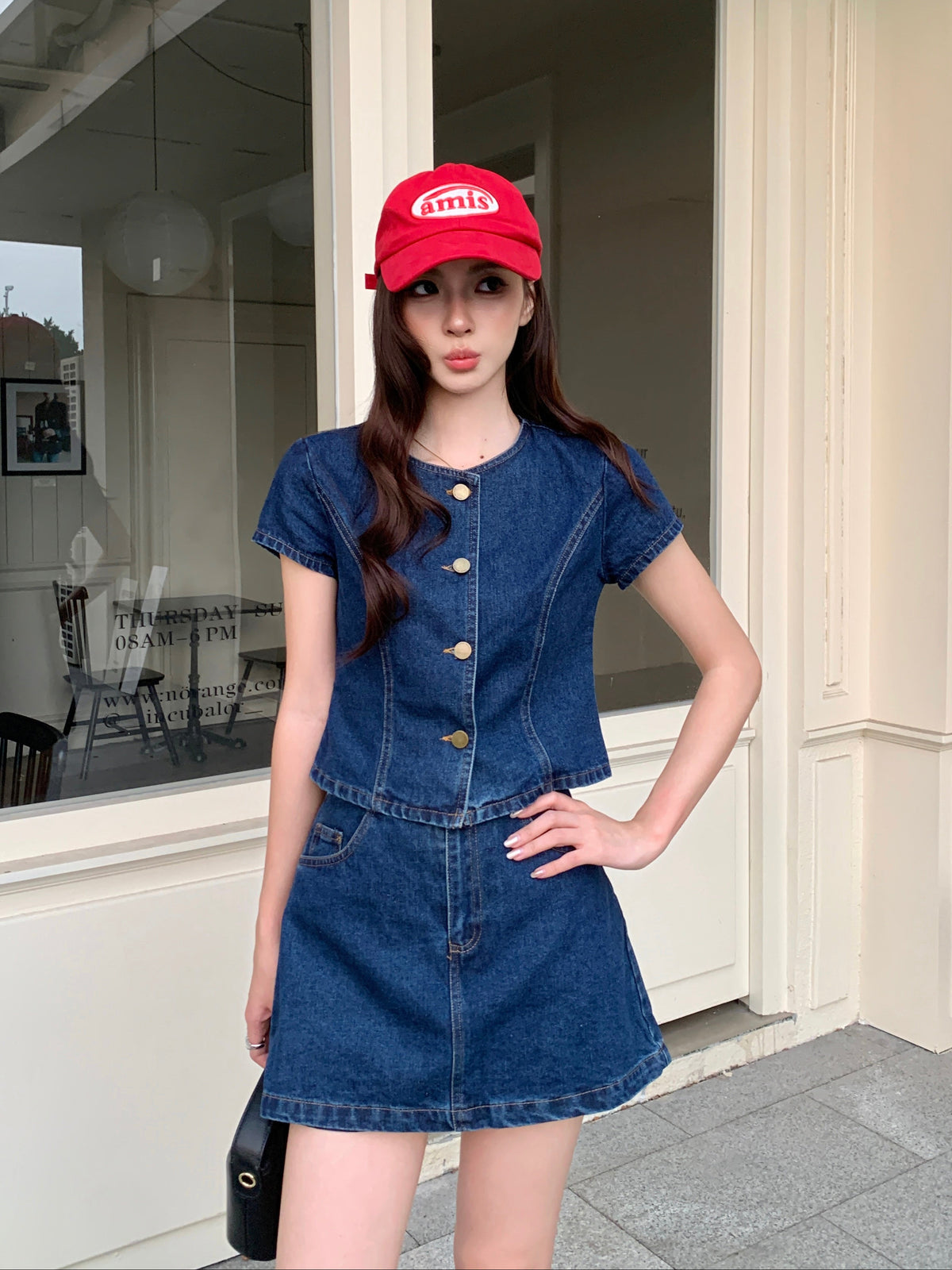 Judie Denim Top