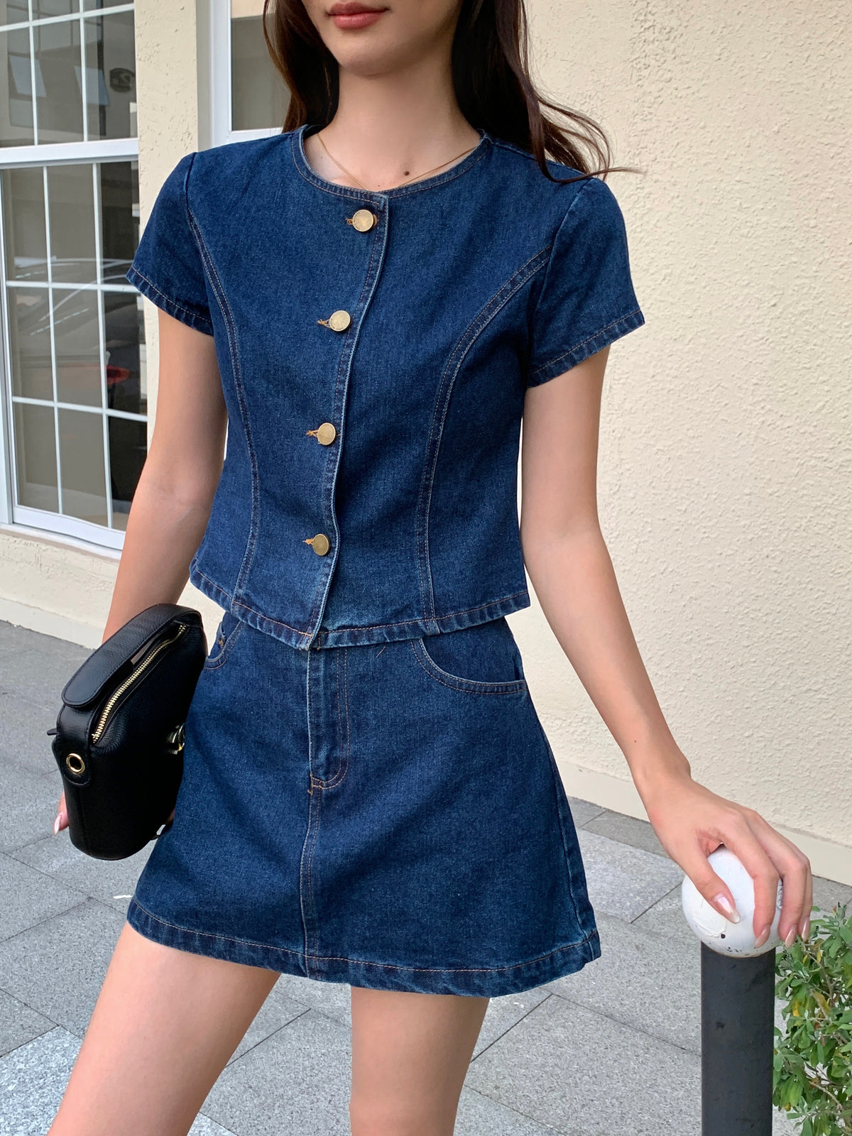 Judie Denim Top