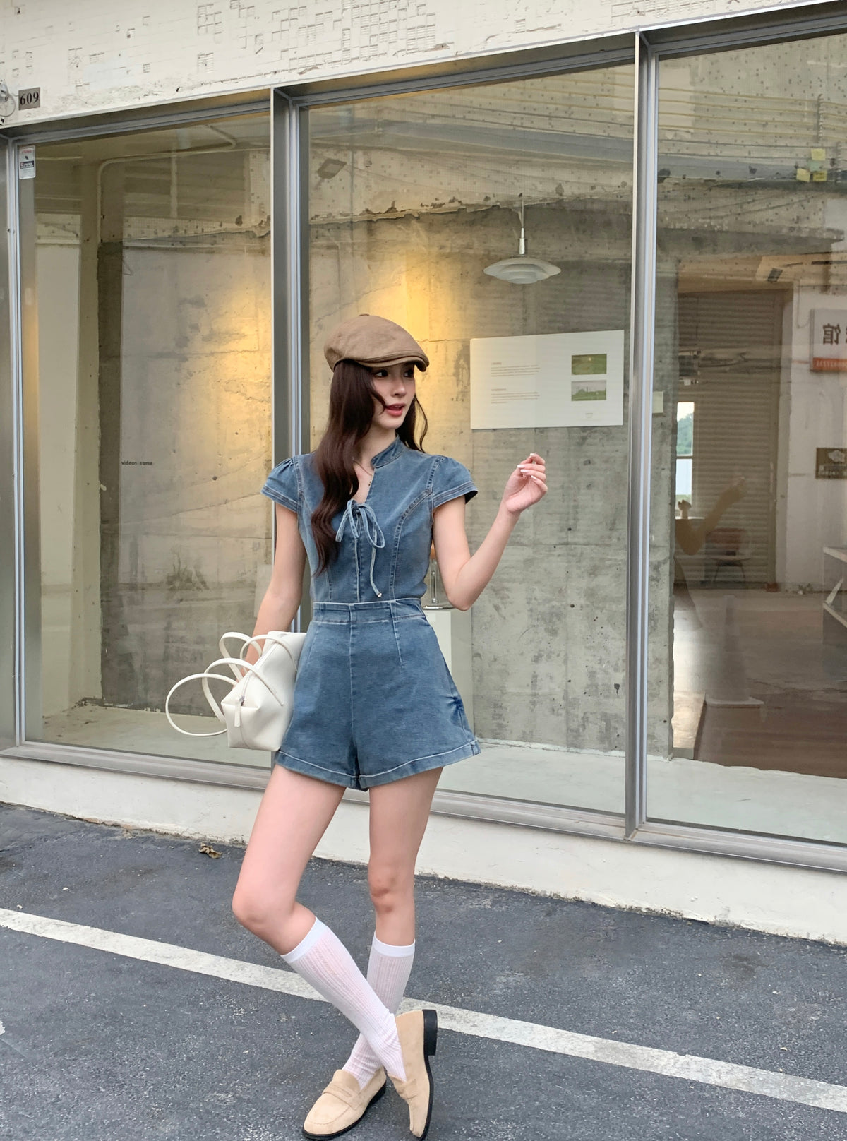 Hyun Denim Shorts