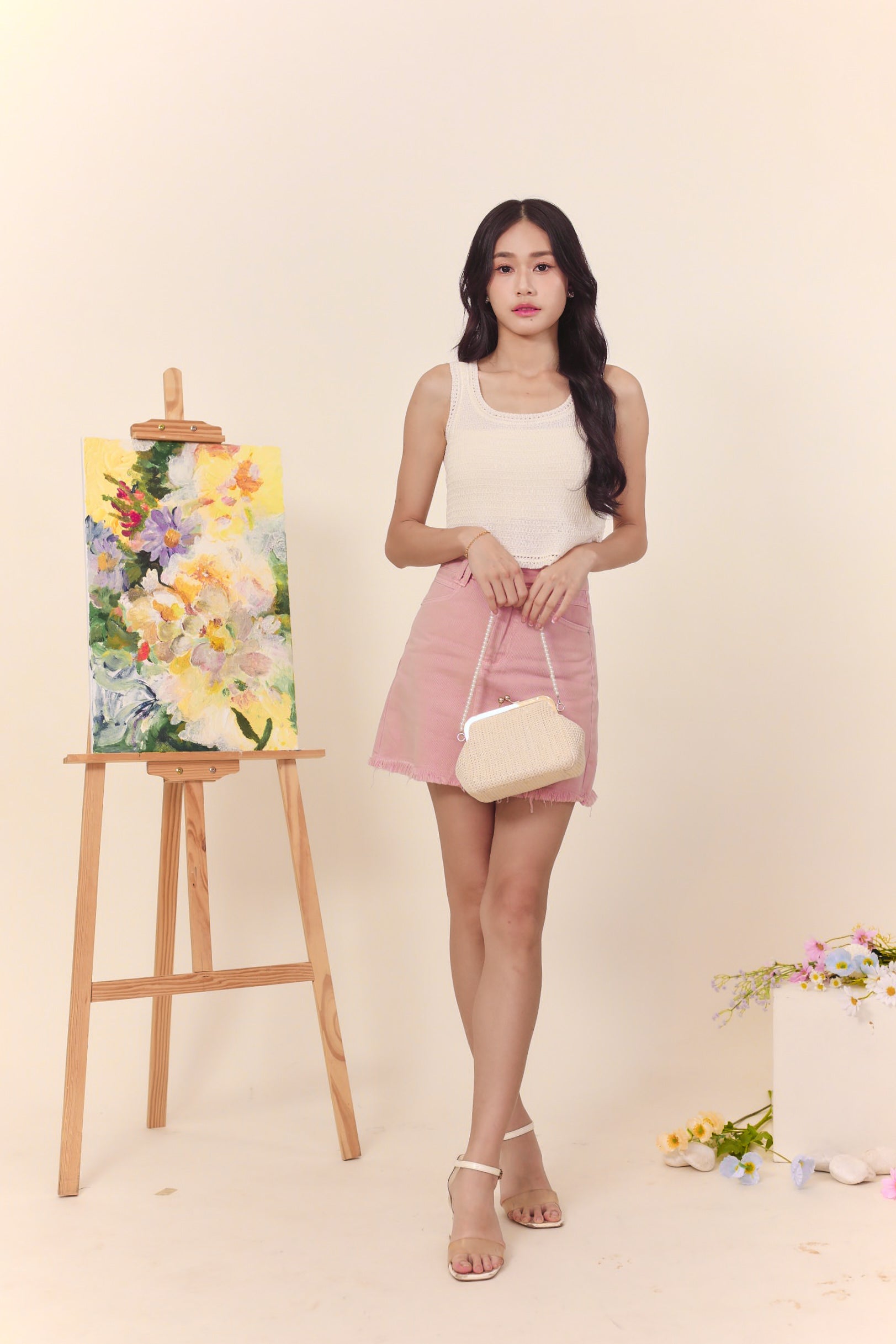 Lizzie Denim Skirt