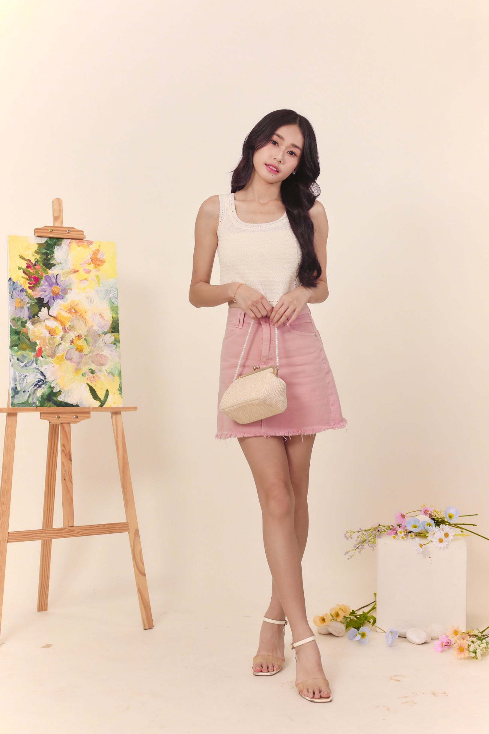 Lizzie Denim Skirt