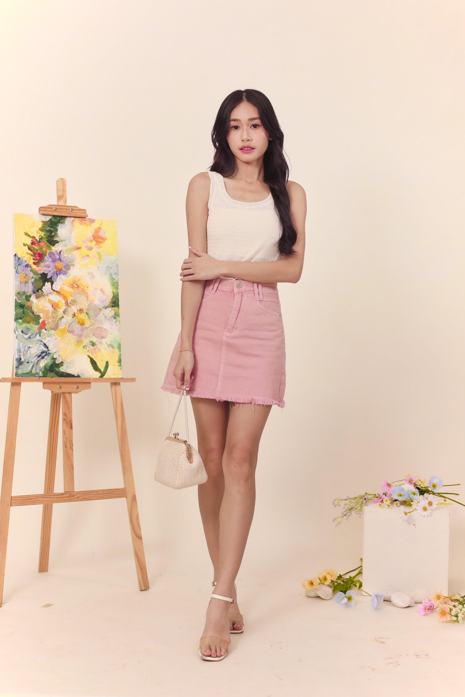 Lizzie Denim Skirt