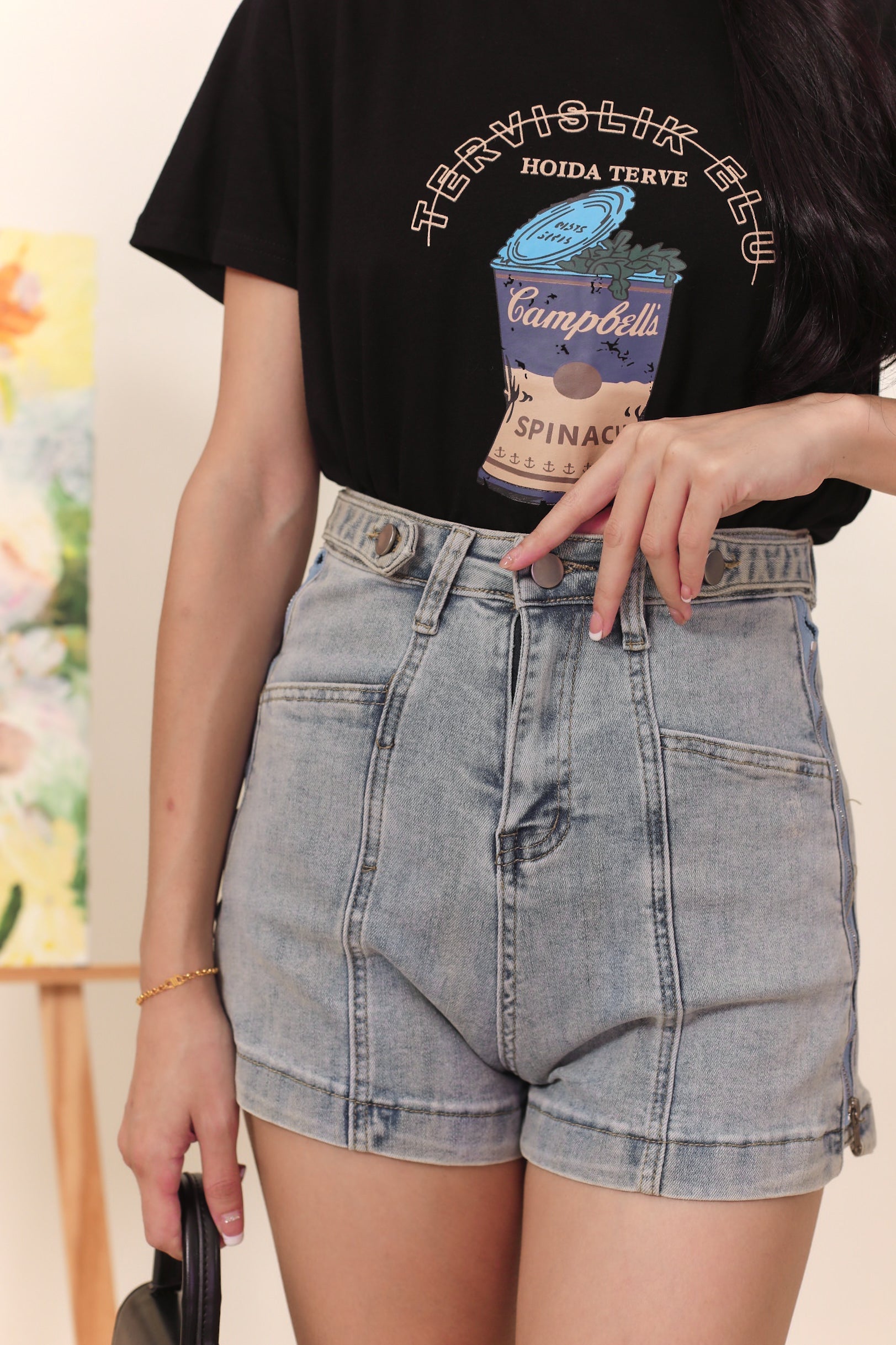 Liv Denim Shorts (Defect)