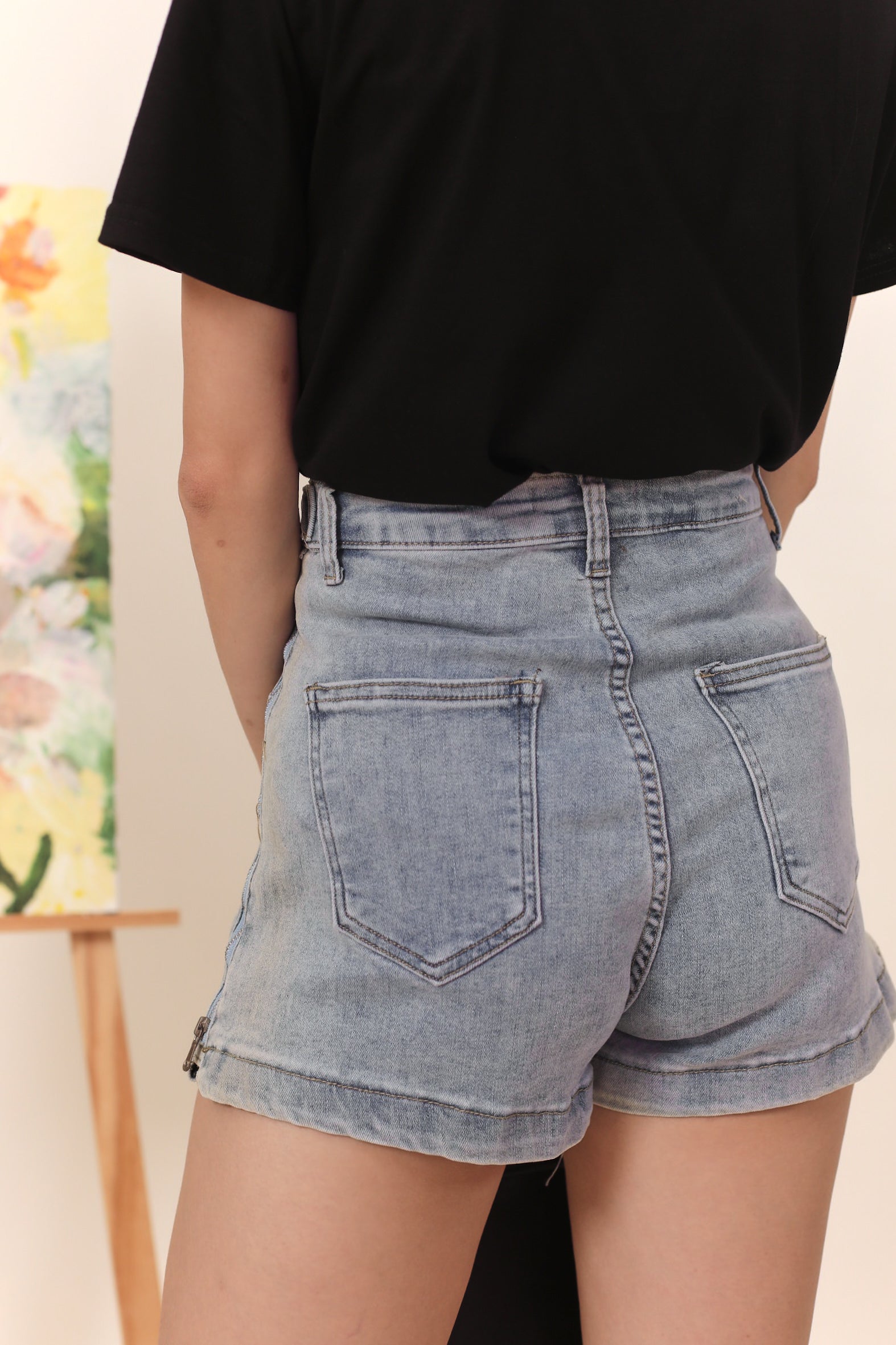 Liv Denim Shorts (Defect)