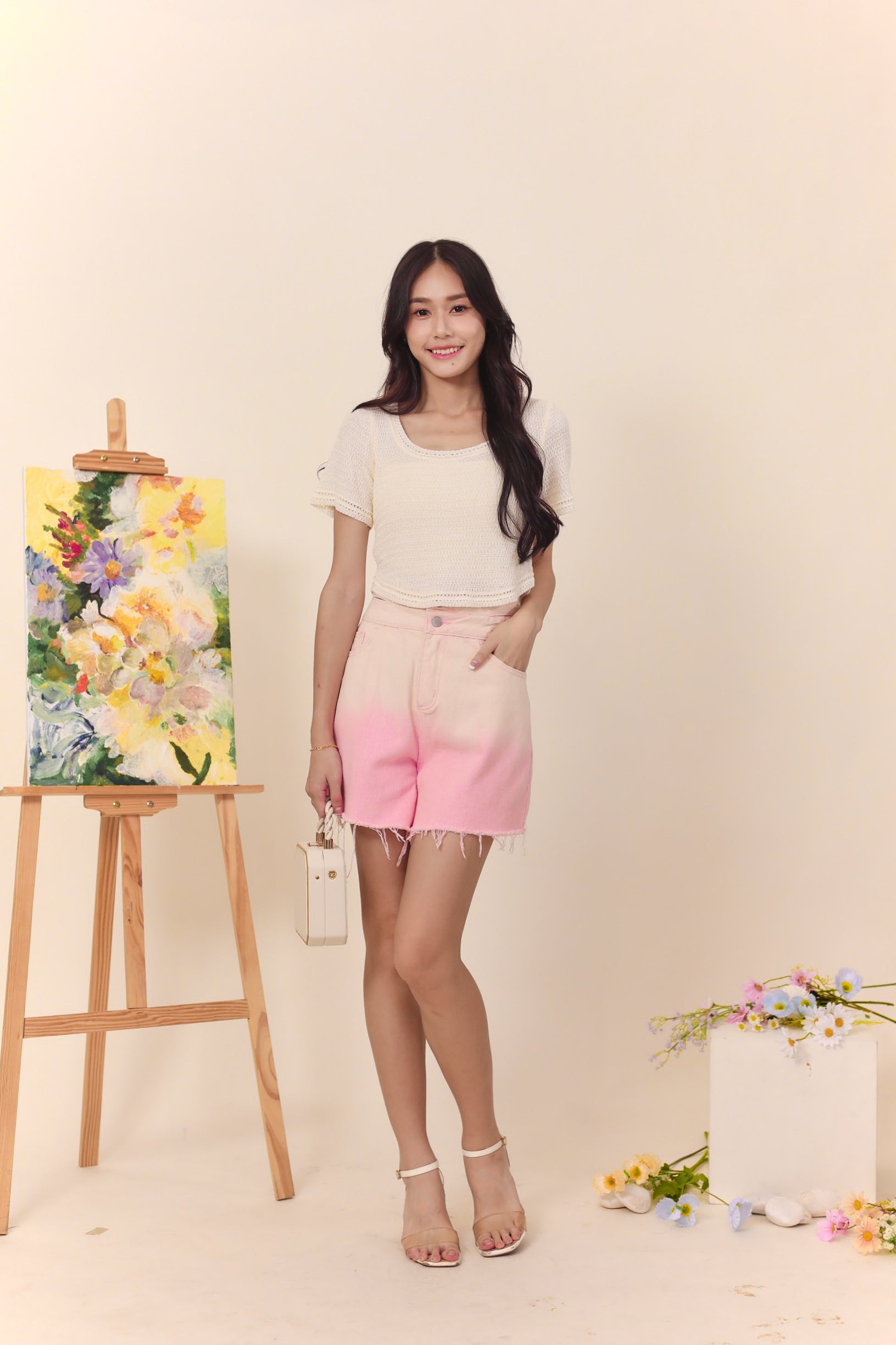 Beam Denim Shorts (Defect)