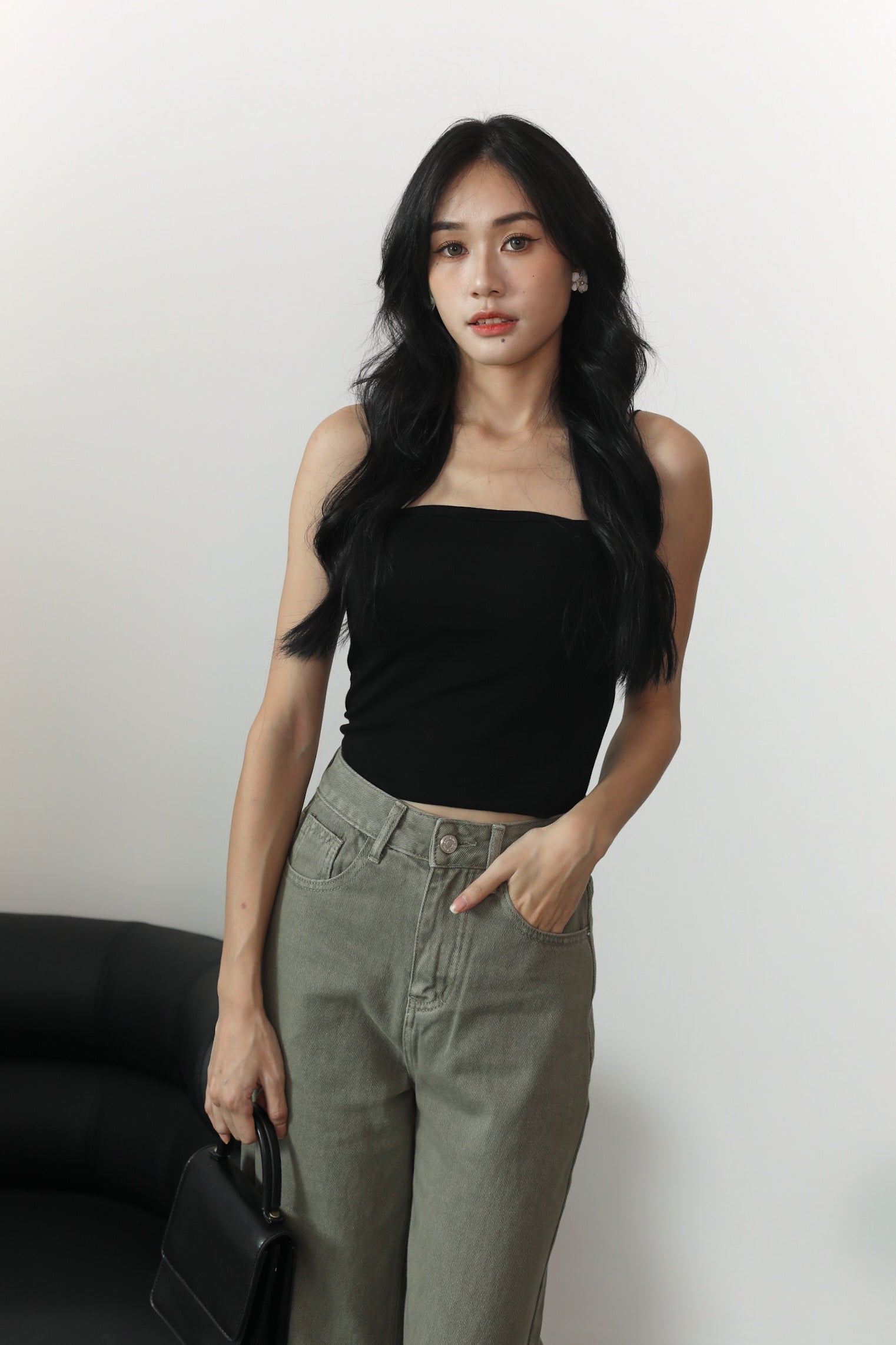 Nova Bralette Top - Black
