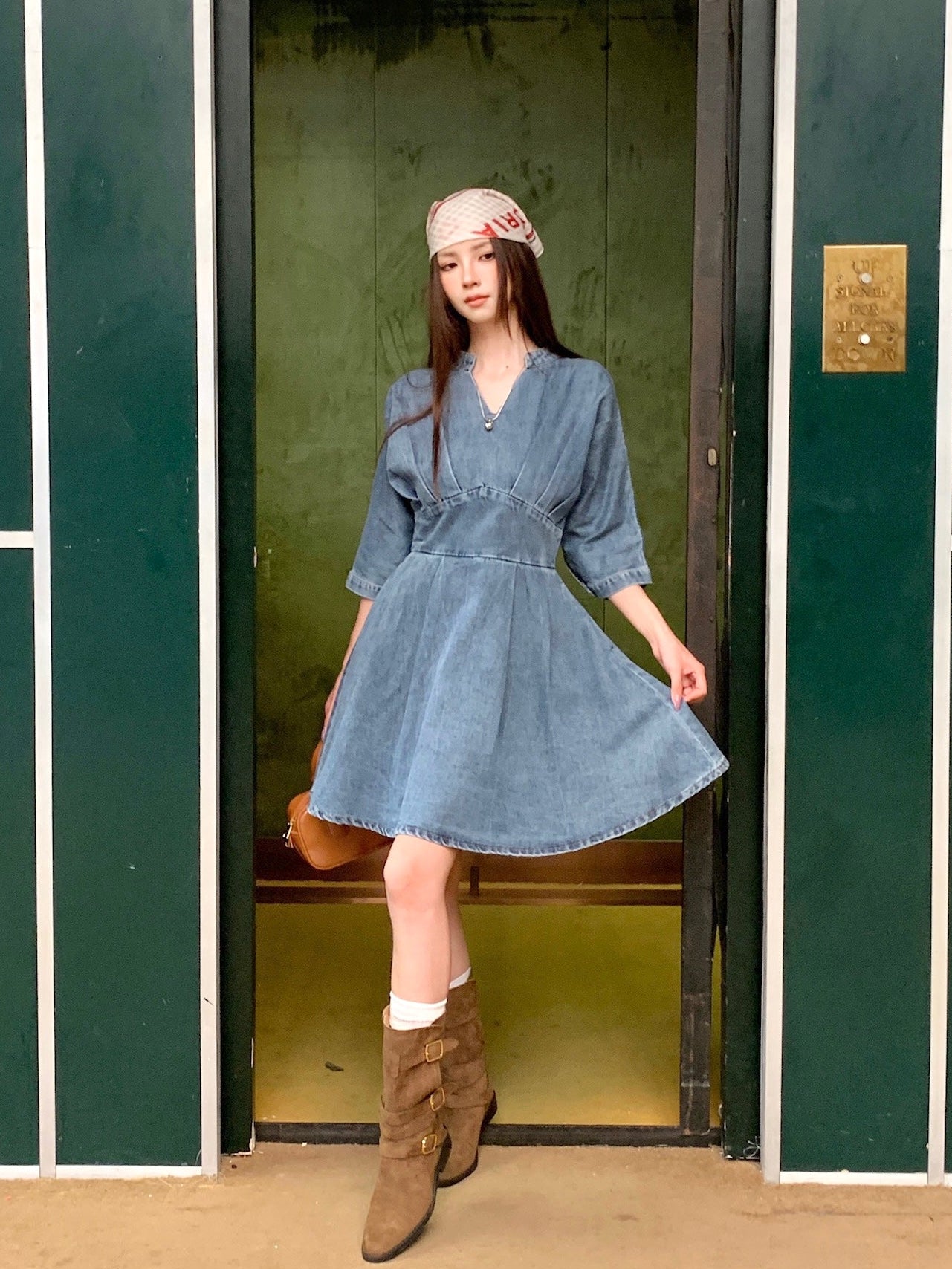 Floss Denim Dress