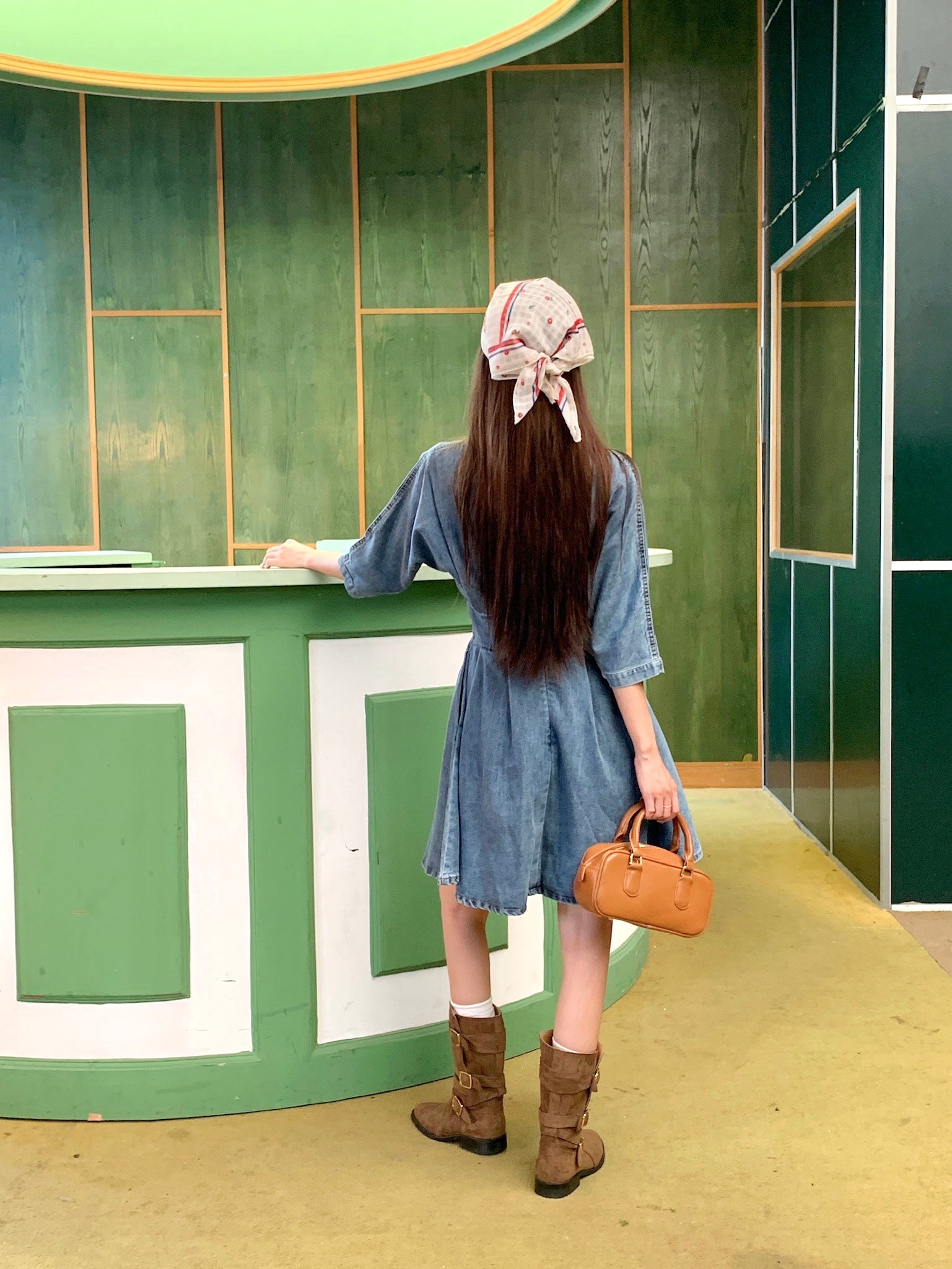 Floss Denim Dress