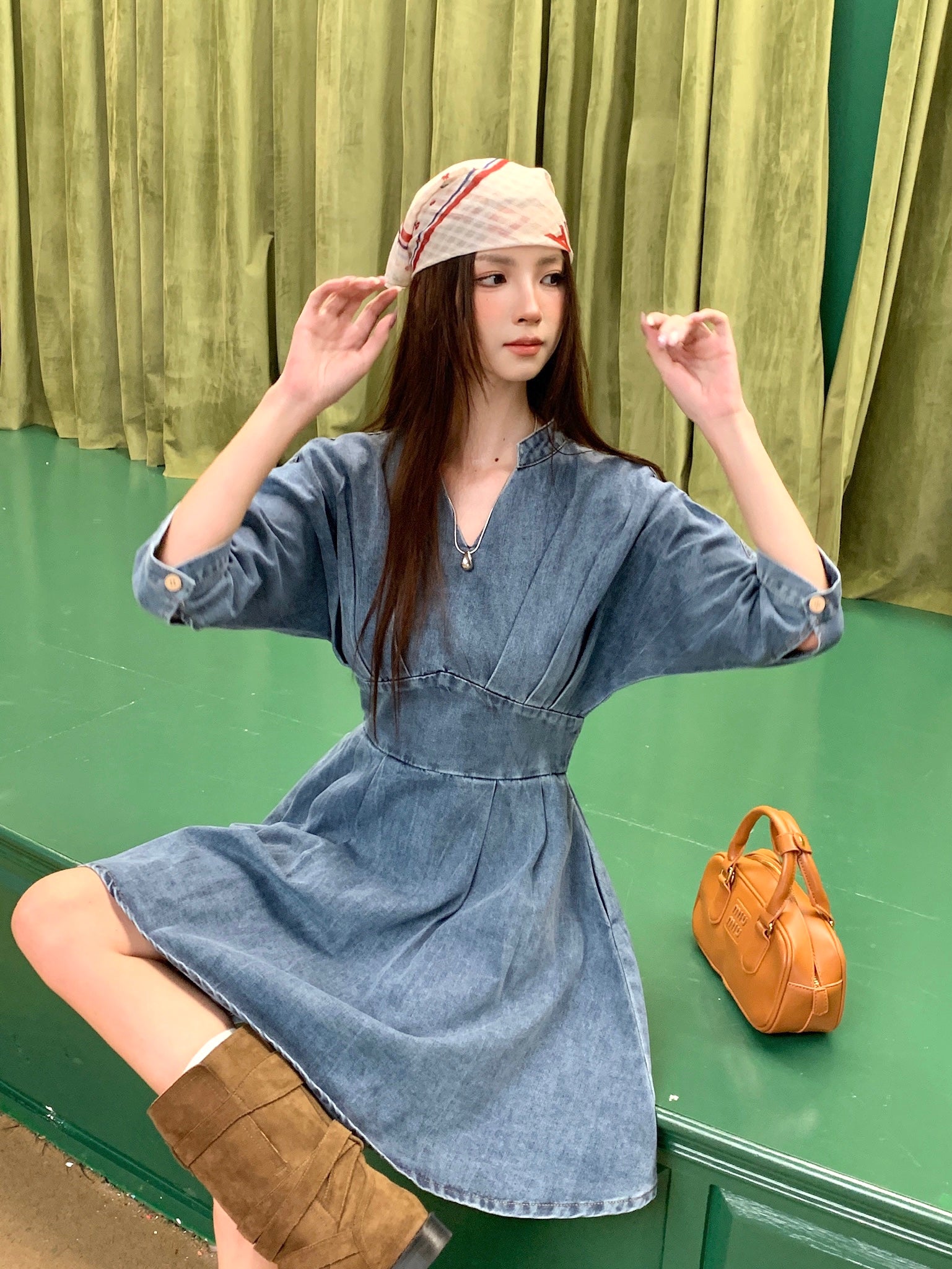 Floss Denim Dress
