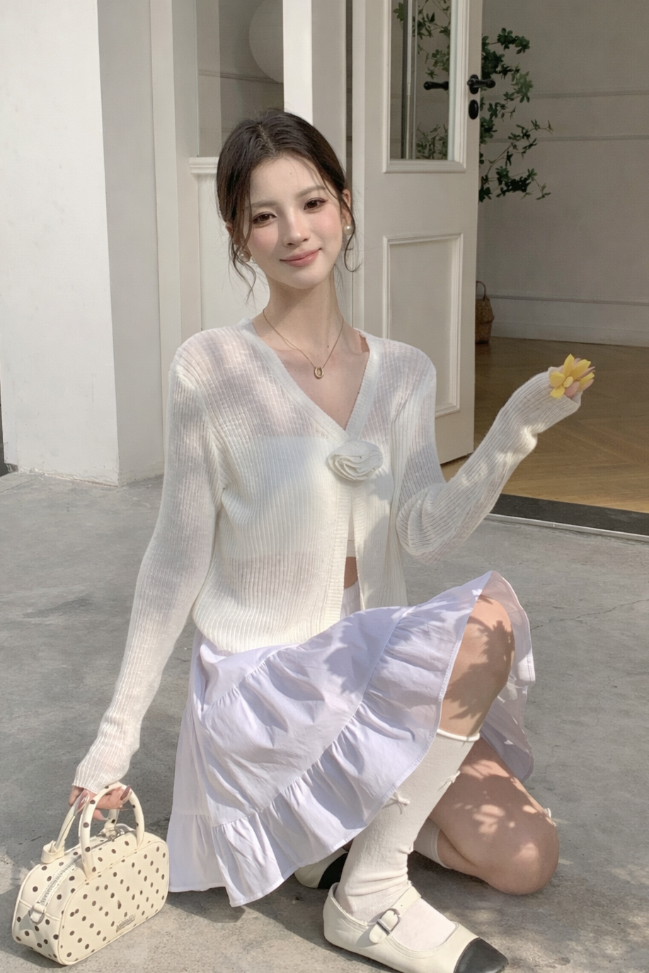 Rina Knitted Cardigan (Defect)