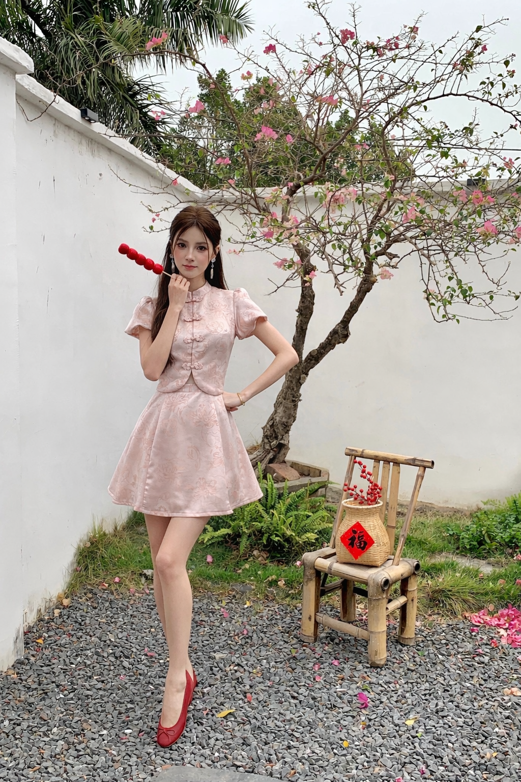 Hua Zhan Cheongsam Top