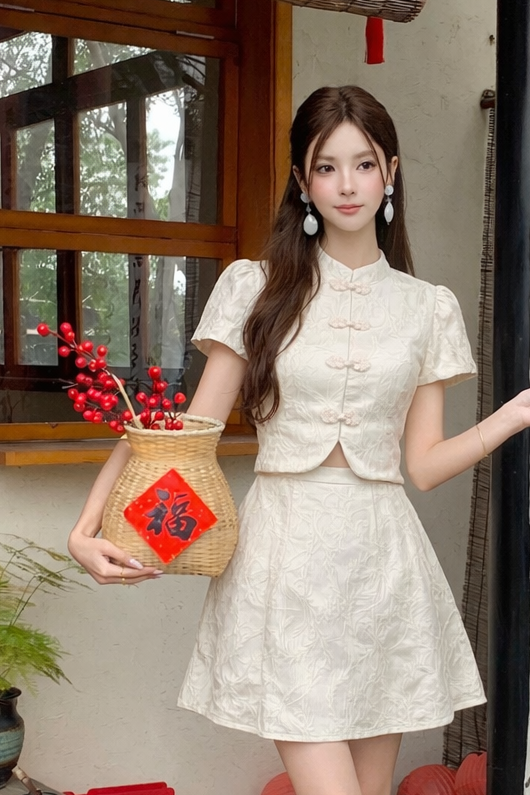 Hua Zhan Cheongsam Top