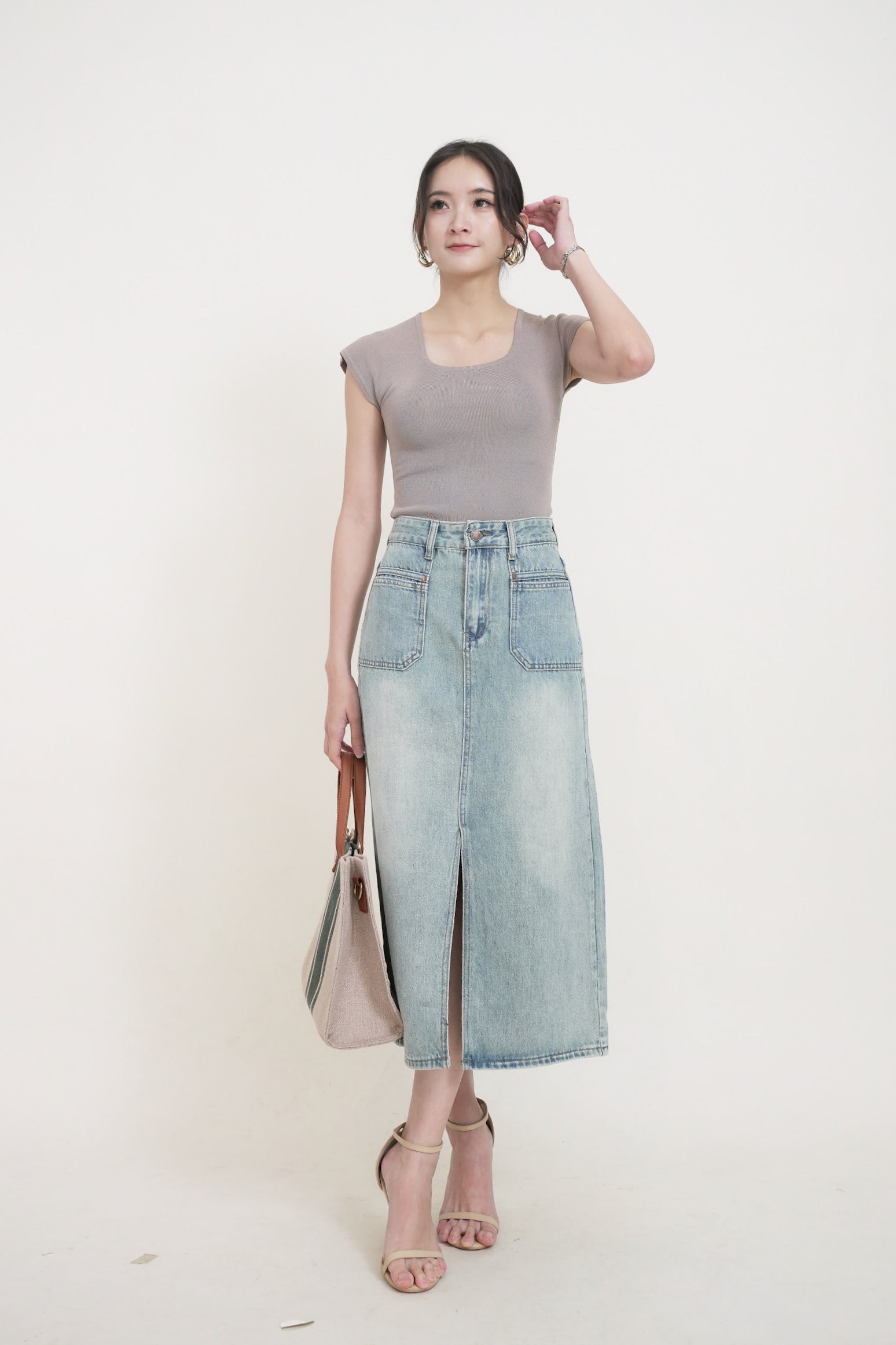 Rowena Denim Skirt