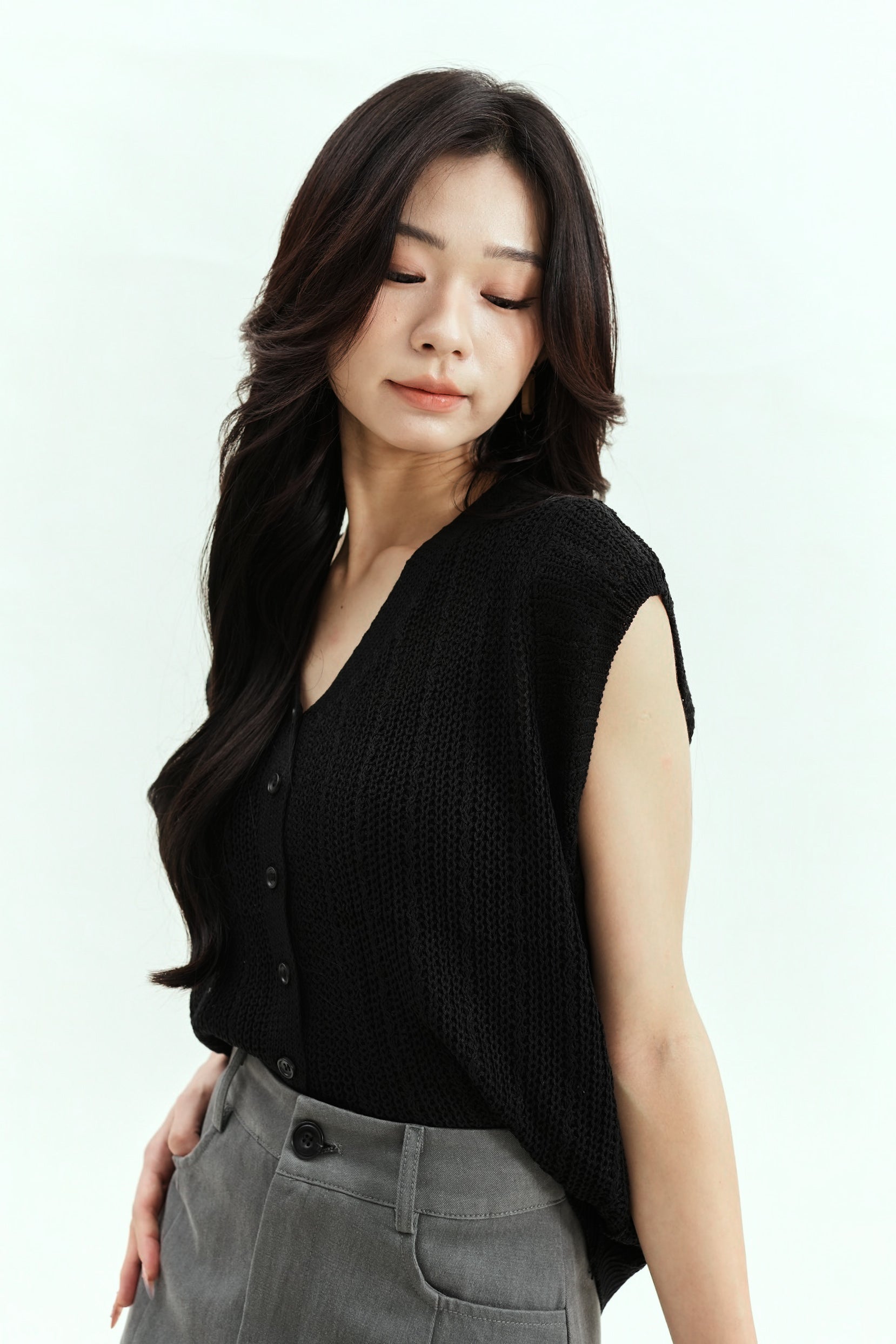 Suno Knitted Top