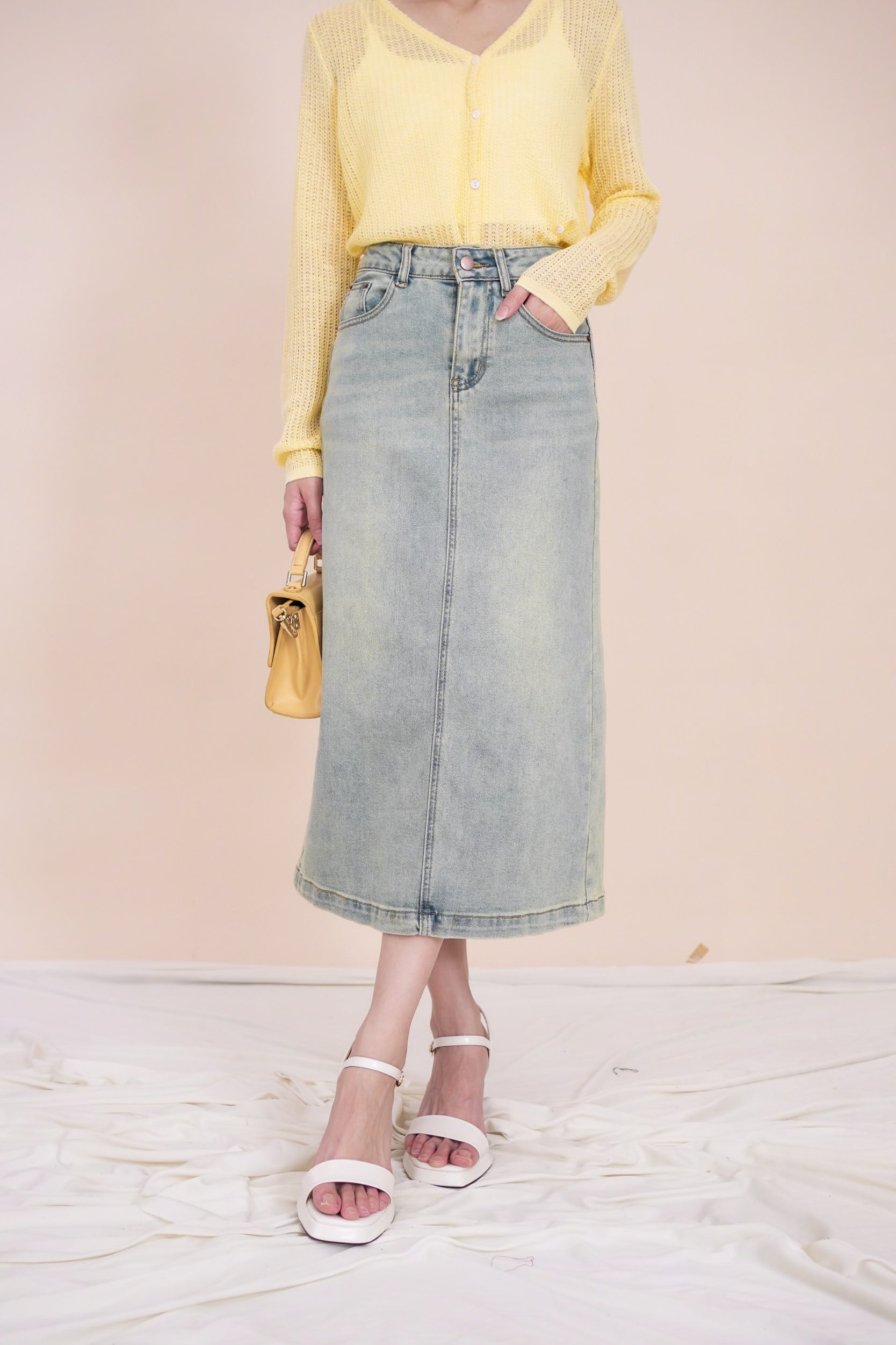 Jeetaya Denim Skirt (Defect)