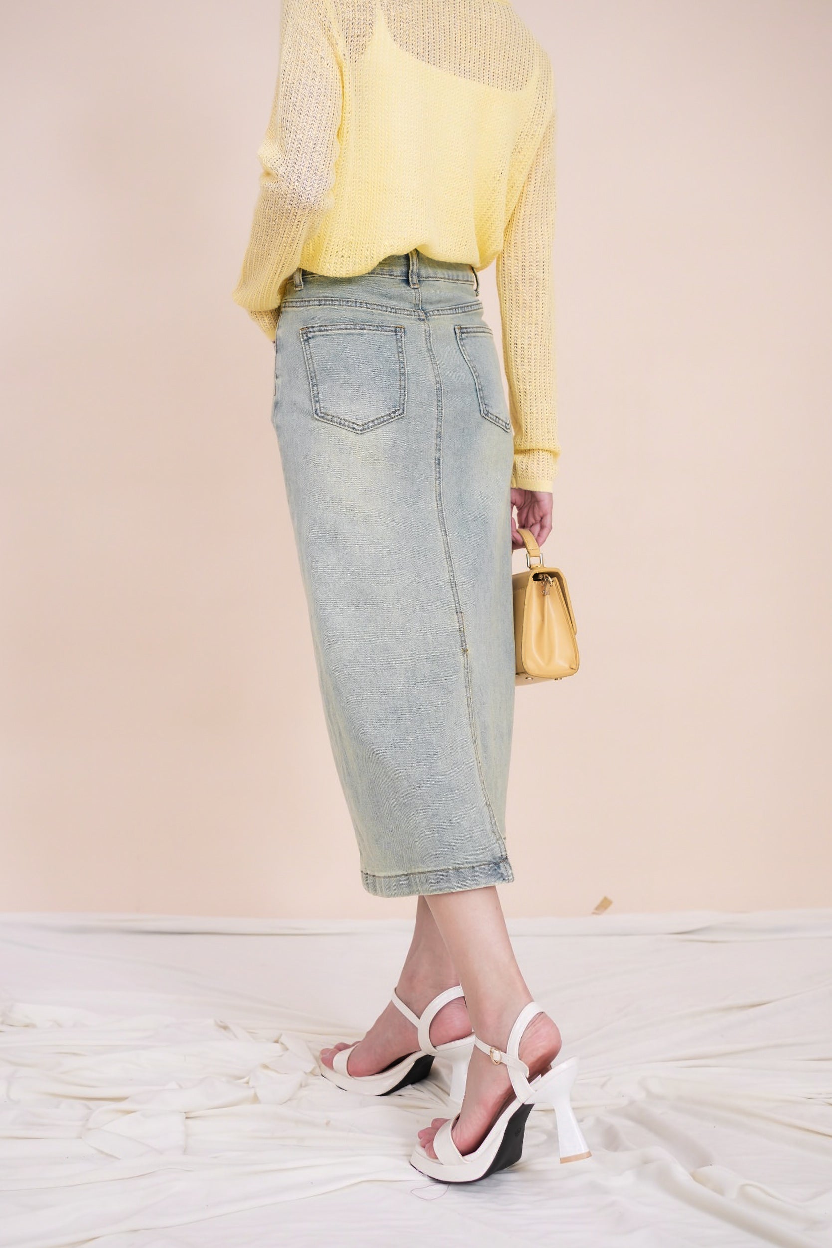 Jeetaya Denim Skirt (Defect)