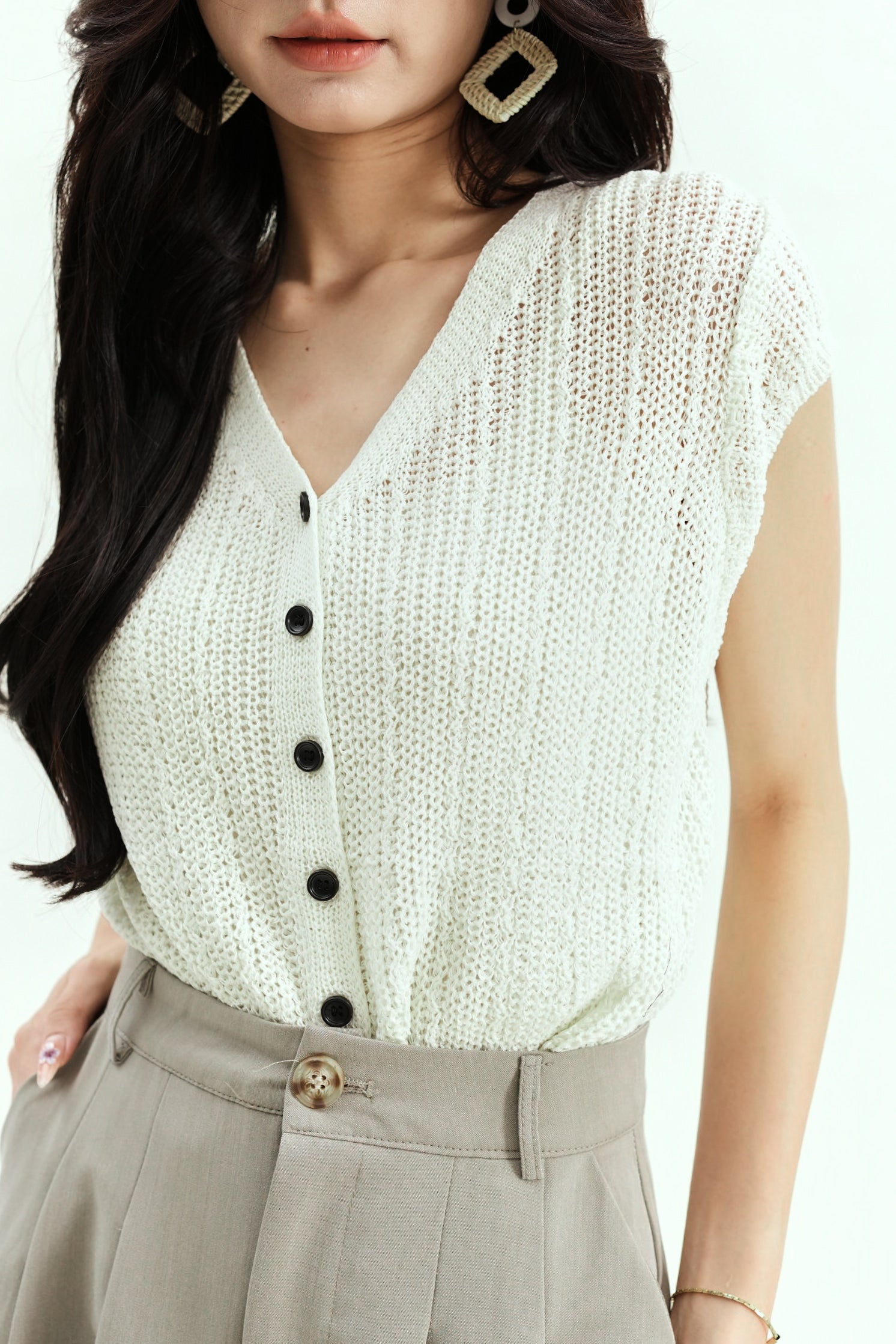 Suno Knitted Top