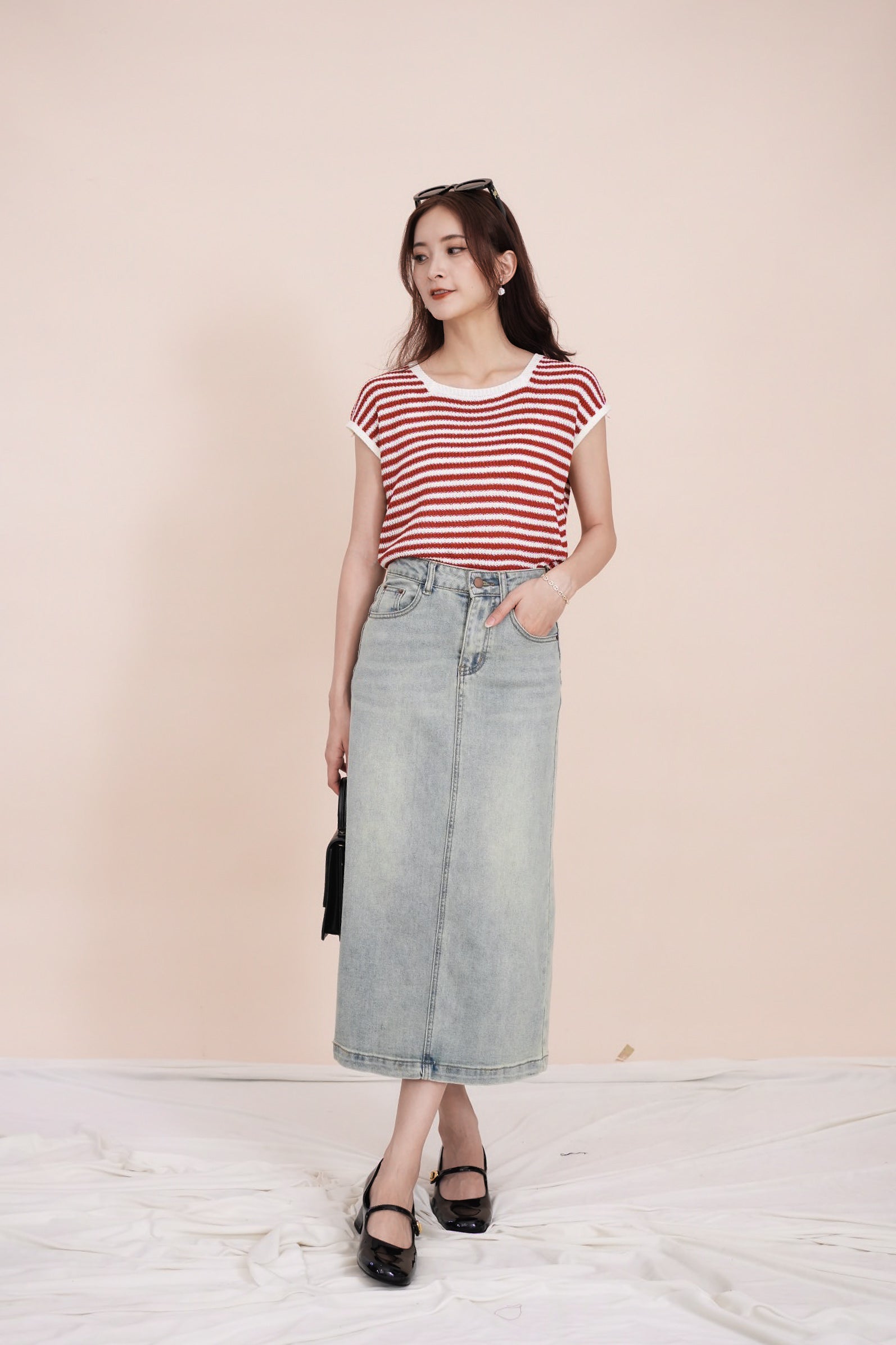 Jeetaya Denim Skirt